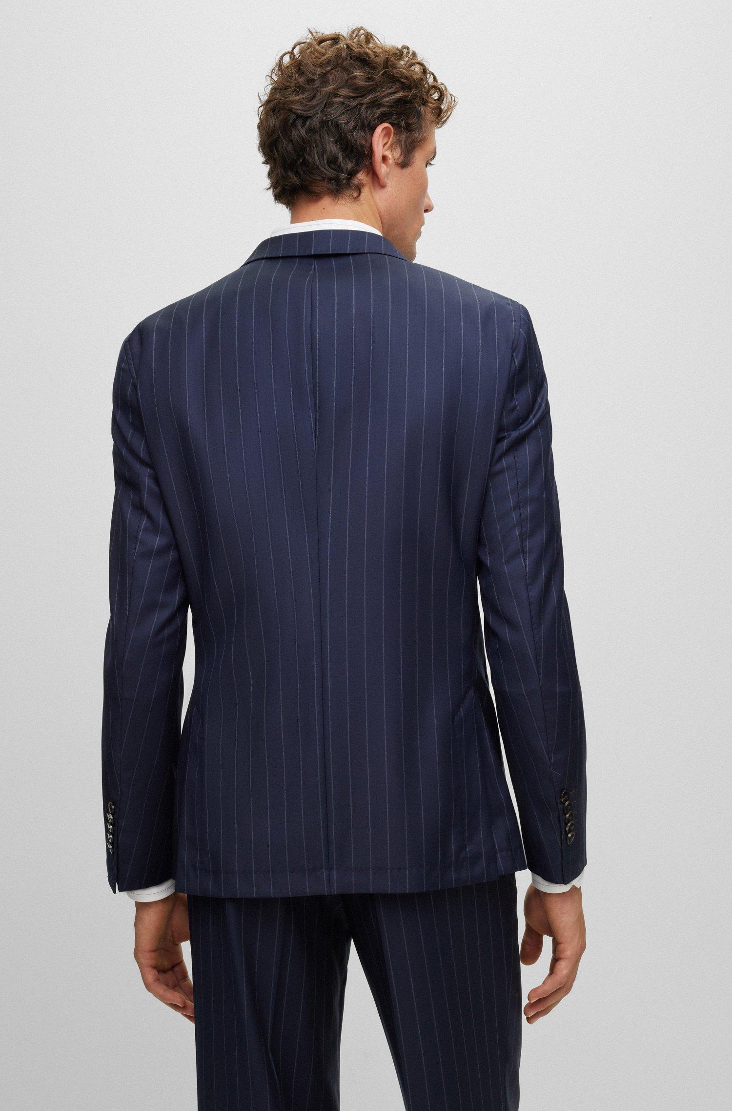 HOT Dark Blue Suit Hugo Boss Navy Blue Blazer Slim Fit Hugo