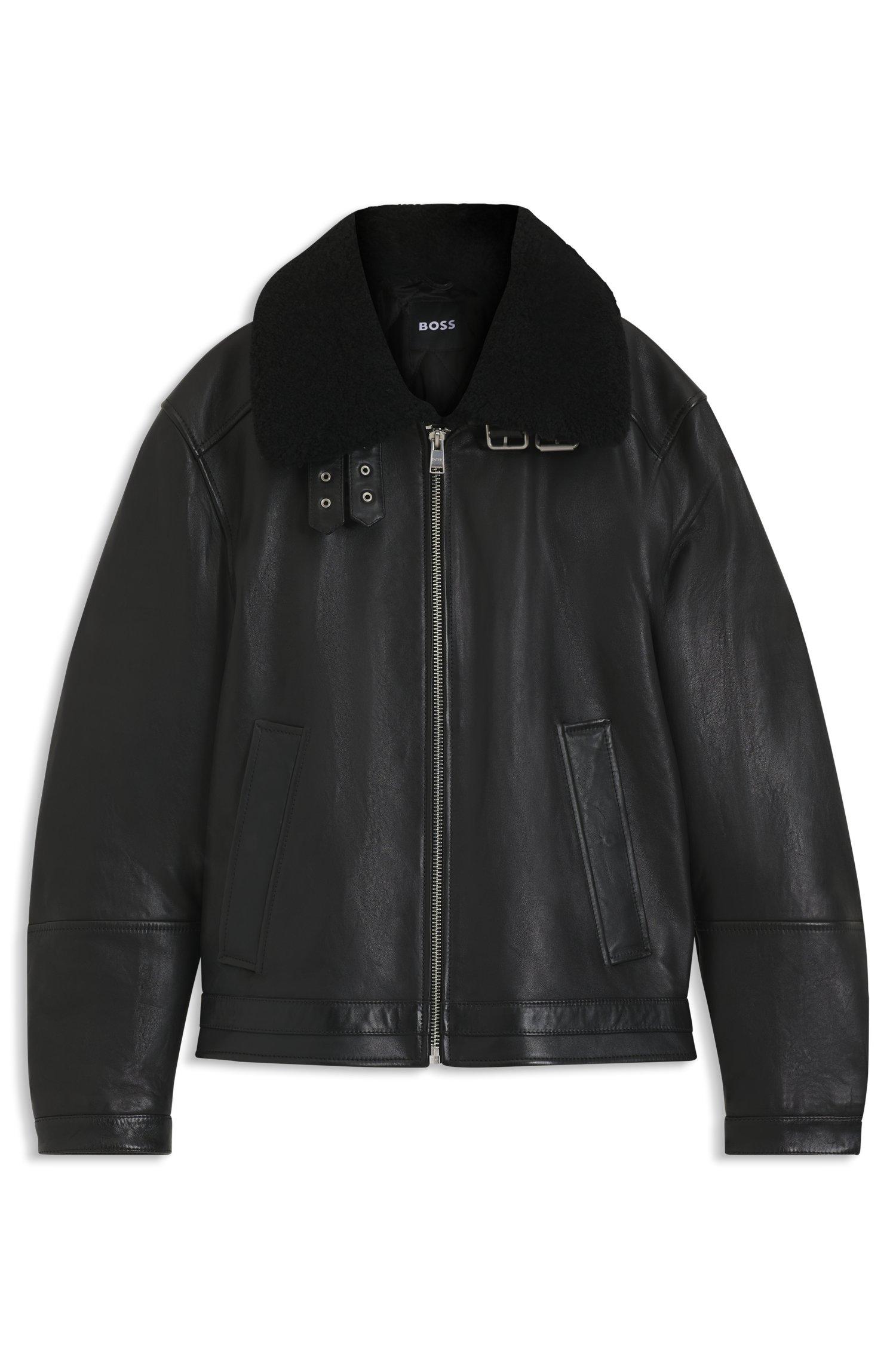 BOSS Lederjacken für Herren Online-Schlussverkauf – Bis zu 24