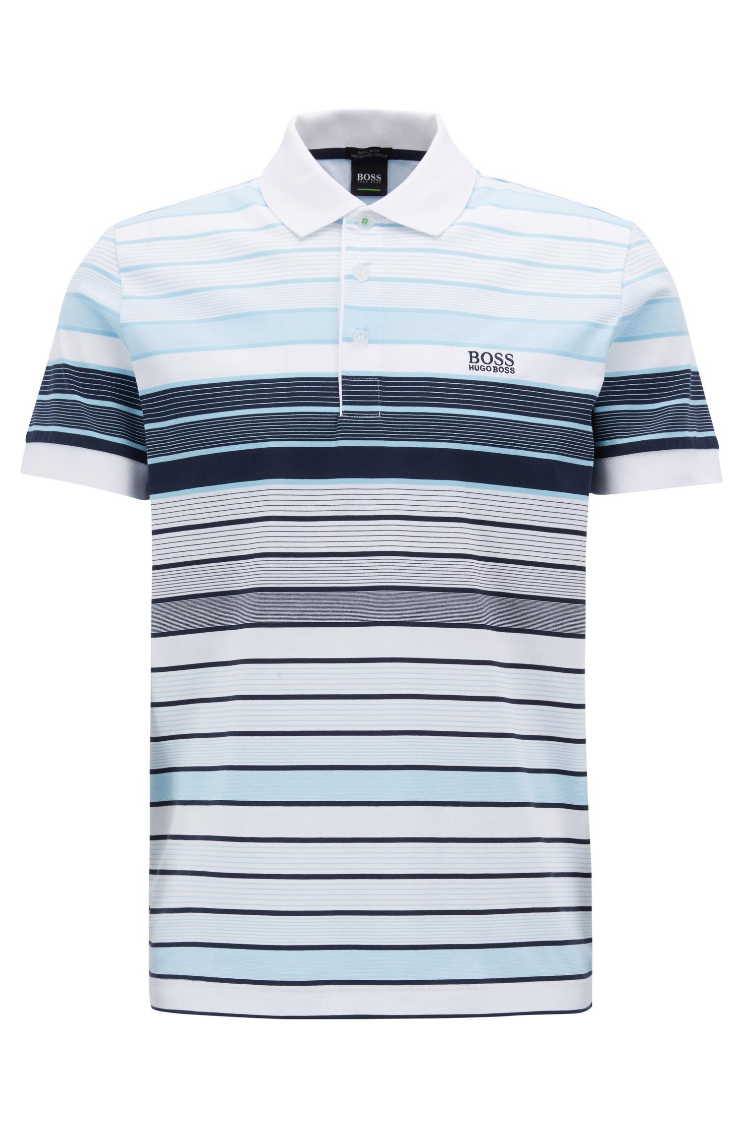 hugo boss striped polo
