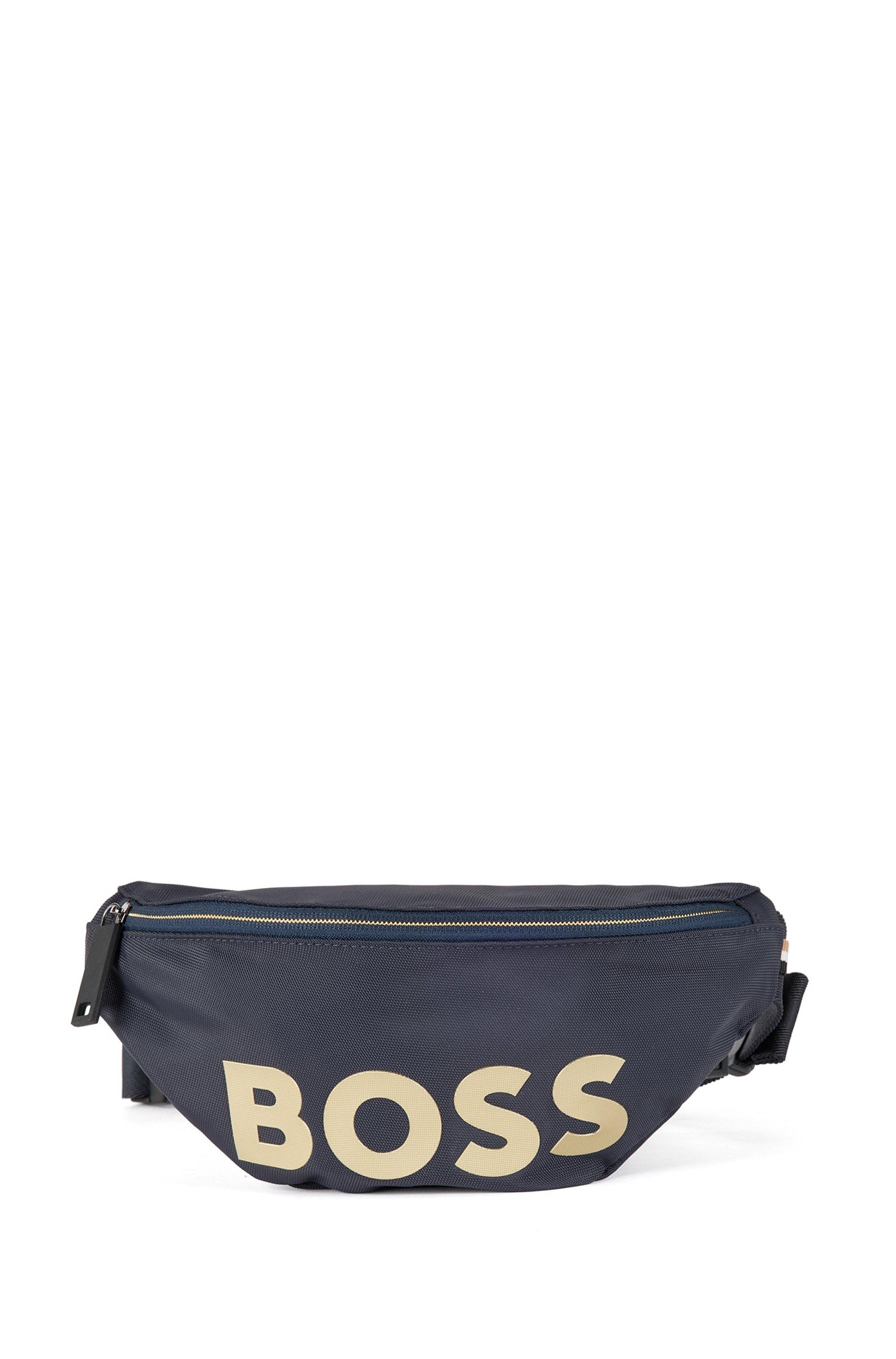Recycled-material Belt Bag With Contrast Logo