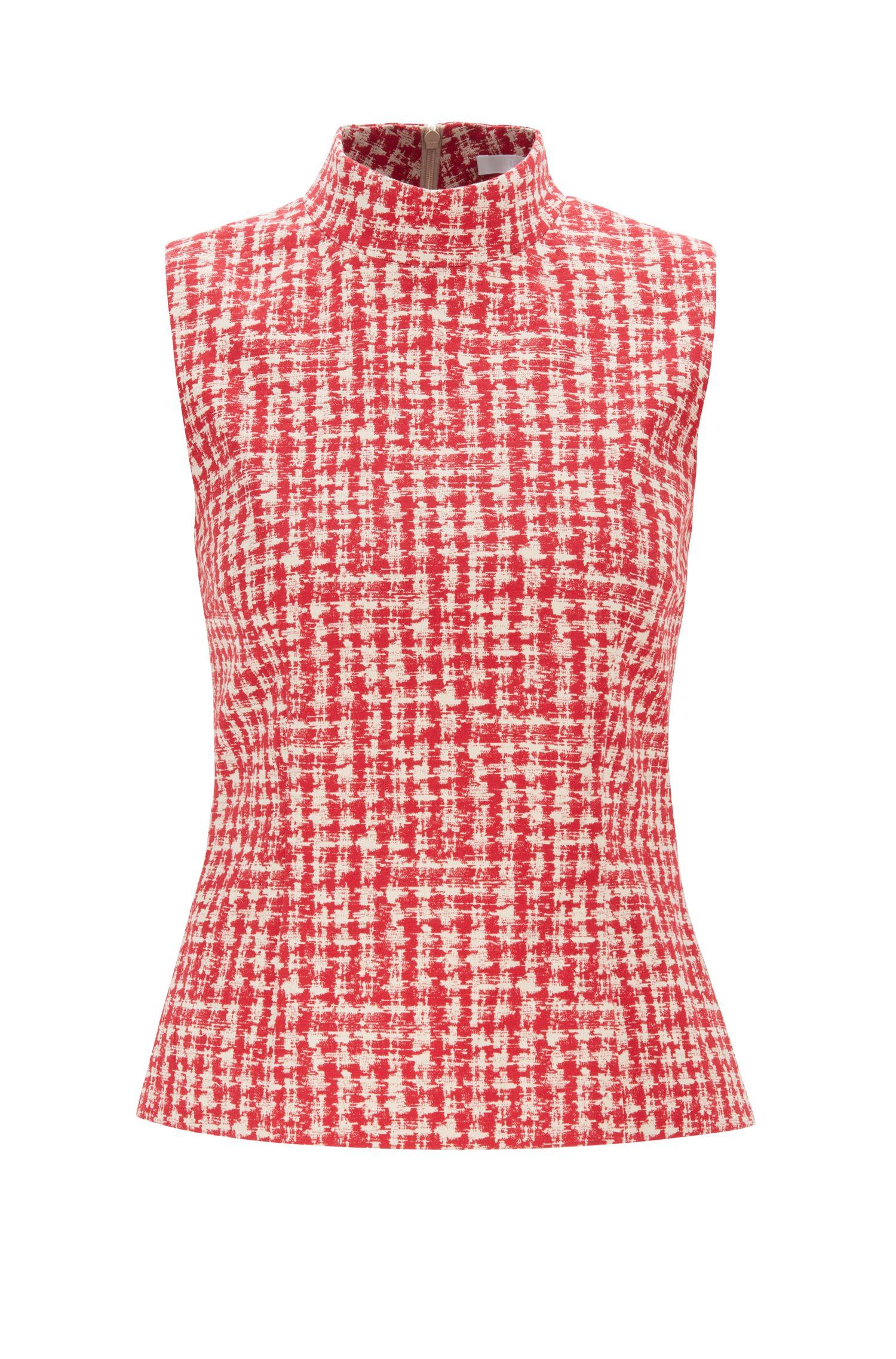 Download BOSS Synthetic Ikasta Sleeveless Tweed Top in Patterned ...