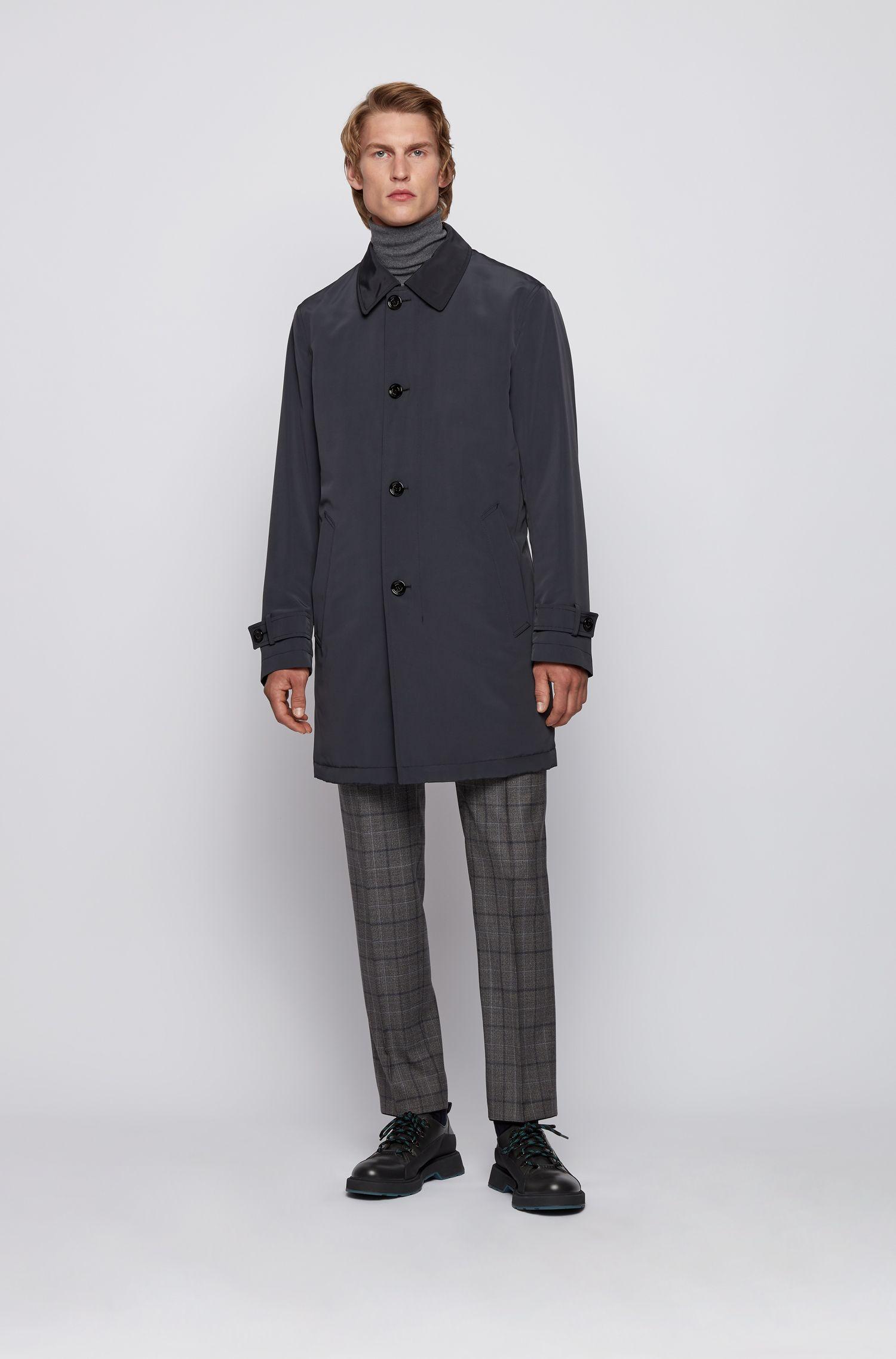 BOSS by Hugo Boss Regular Fit Overcoat In Recycled Memory Fabric in ...