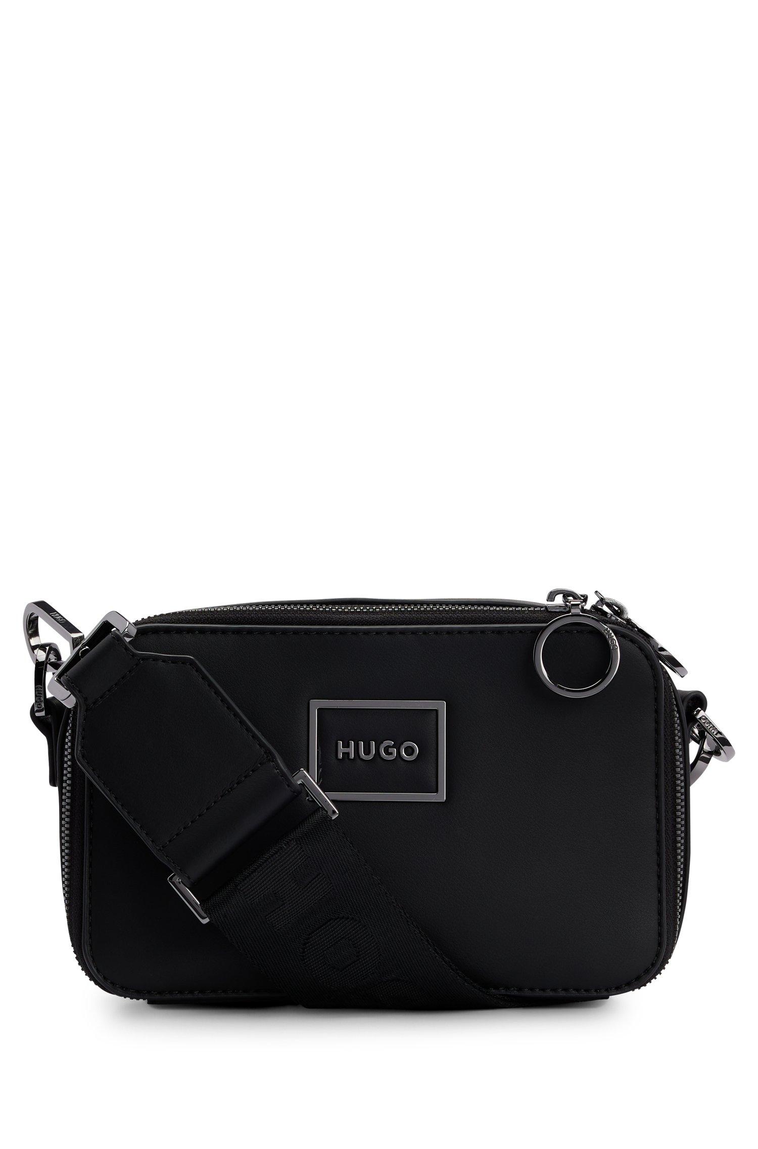 BOSS by HUGO BOSS Framedlogo Reporter Bag With Branded Strap in Black for Men Lyst Canada