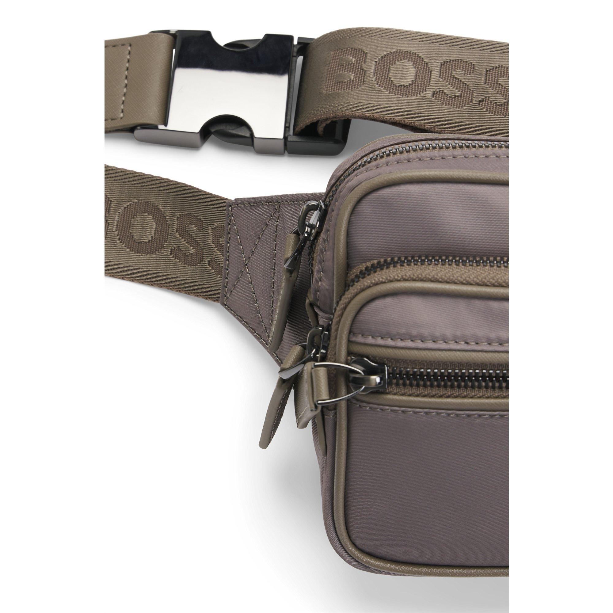 BOSS Double B Monogram Twill Belt Bag in Grey for Men | Lyst BOSS Double B Monogram Twill Belt Bag in Grey for Men | Lyst