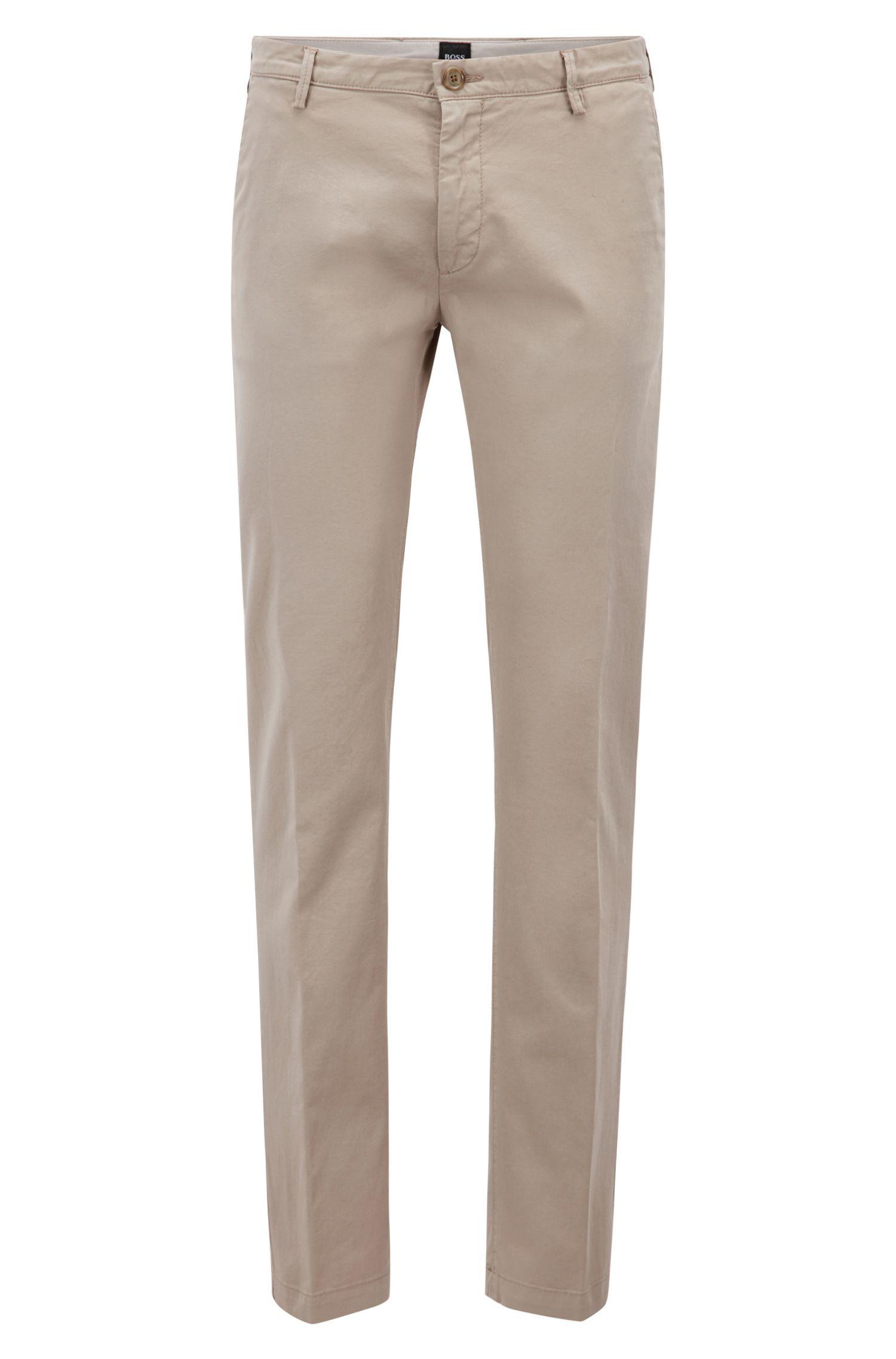BOSS by Hugo Boss Chino Slim Fit En Gabardine De Coton Stretch in