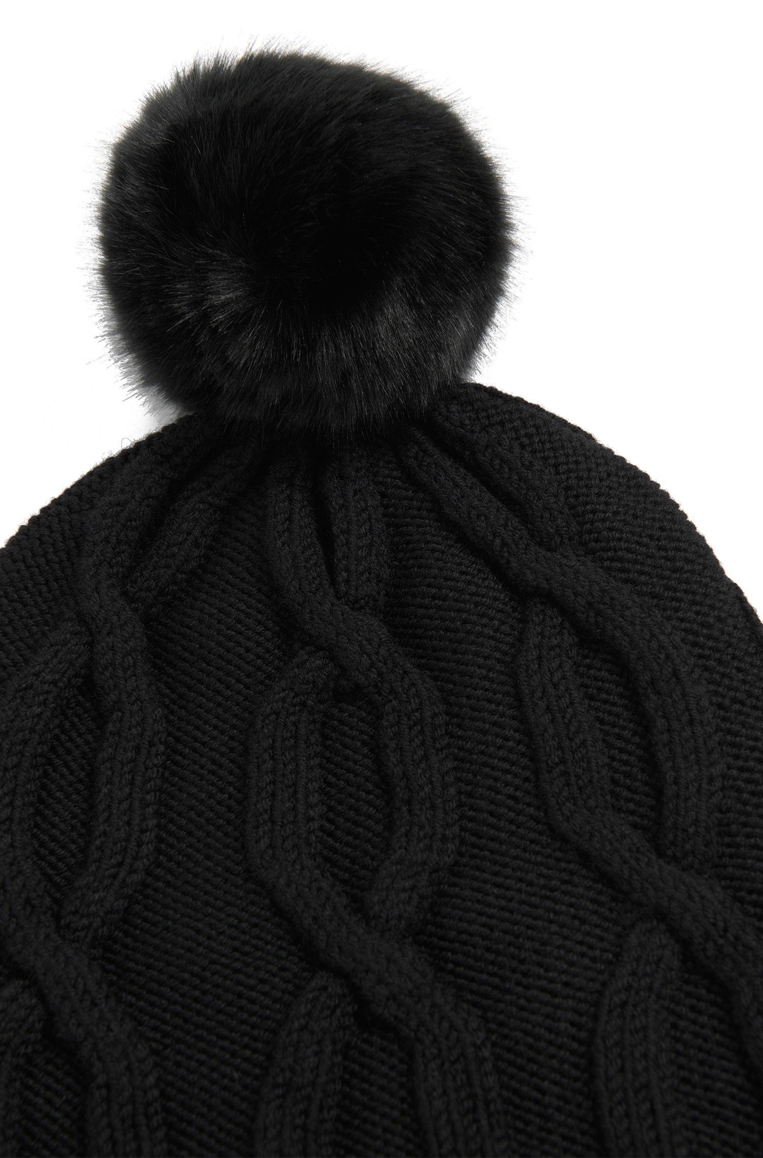 mens hugo boss bobble hat