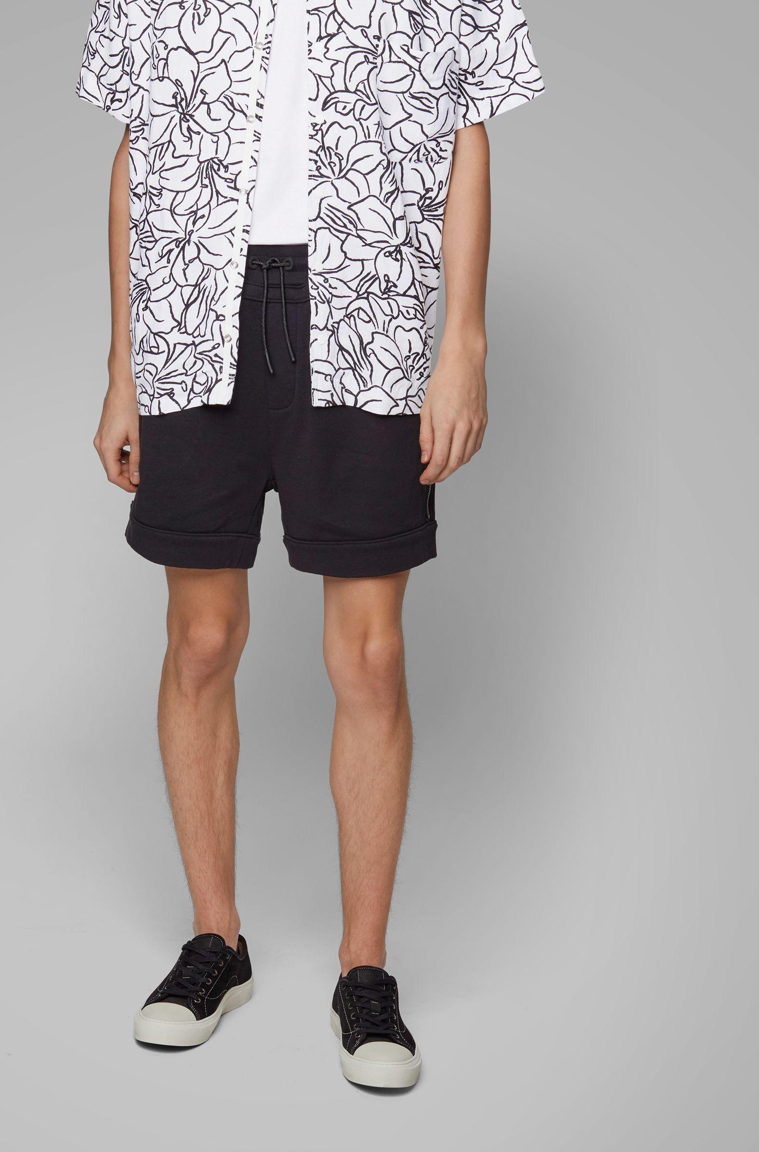 hugo boss shorts with zip pockets