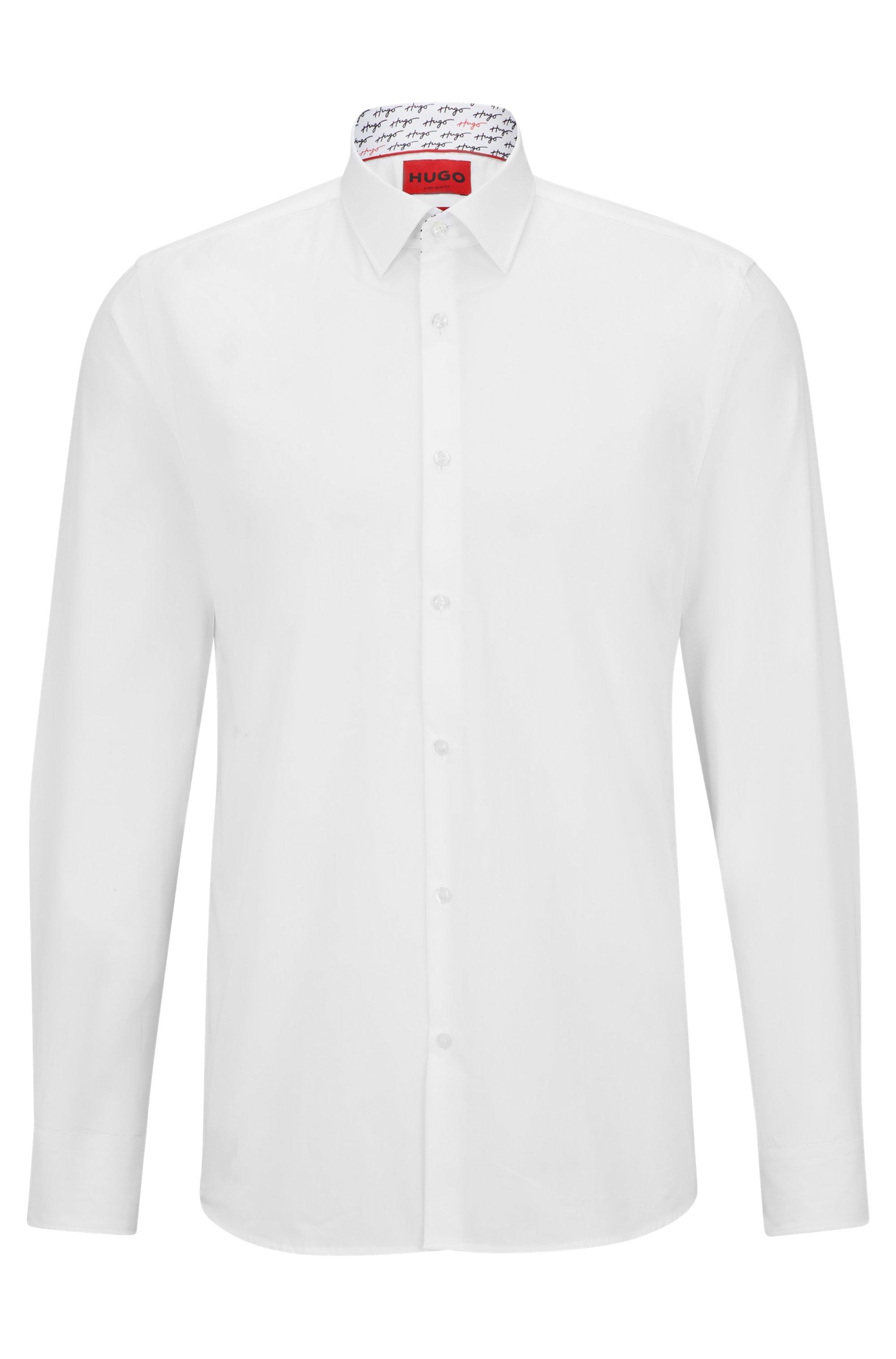BOSS by HUGO BOSS Extra Slim-fit Overhemd Van Gemakkelijk Te Strijken Popeline het Wit voor heren | Lyst BE