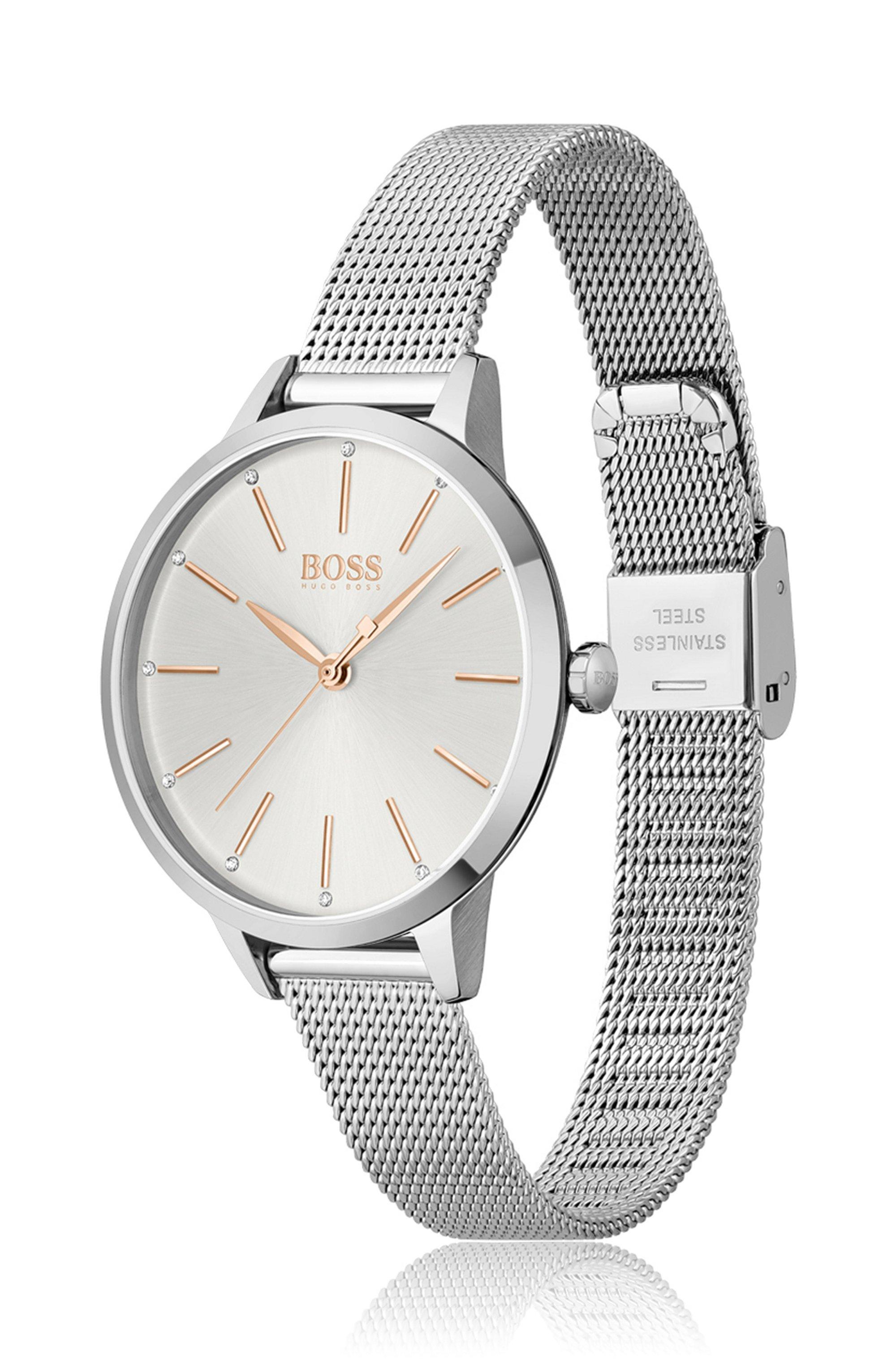 hugo boss mesh bracelet