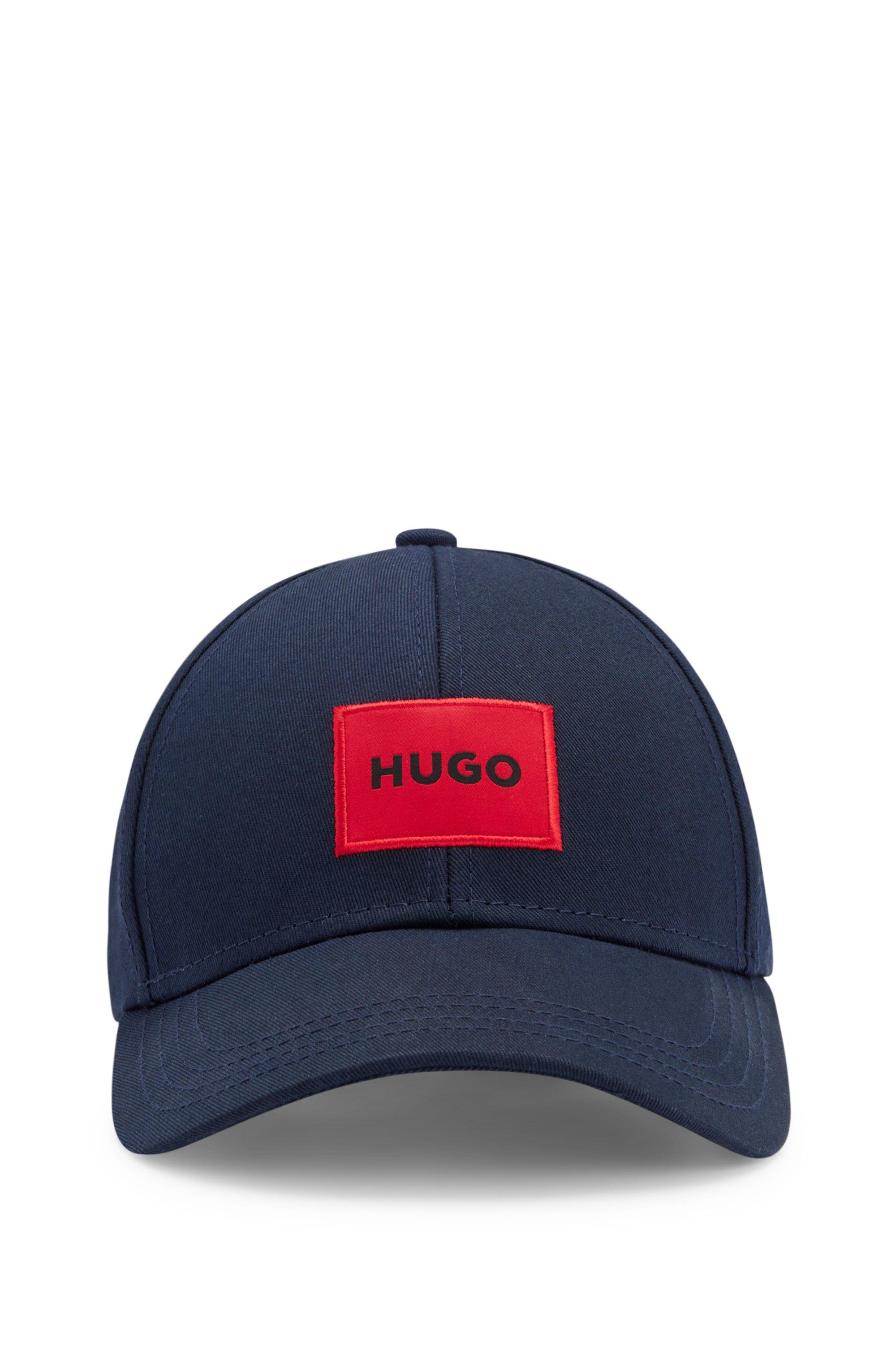 for BOSS Logo Men Label by Red With Cotton-twill HUGO | Lyst Blue Cap BOSS in