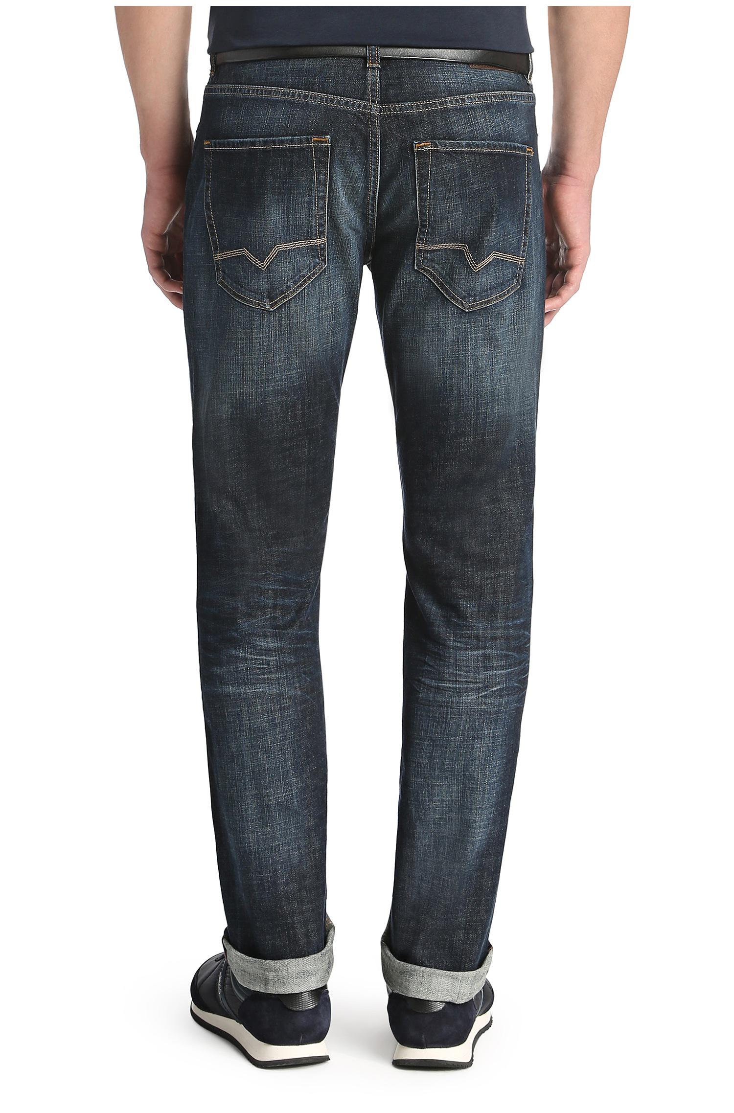BOSS by Hugo Boss Regularfit Jeans In Soft Stretch Denim in Dark Blue