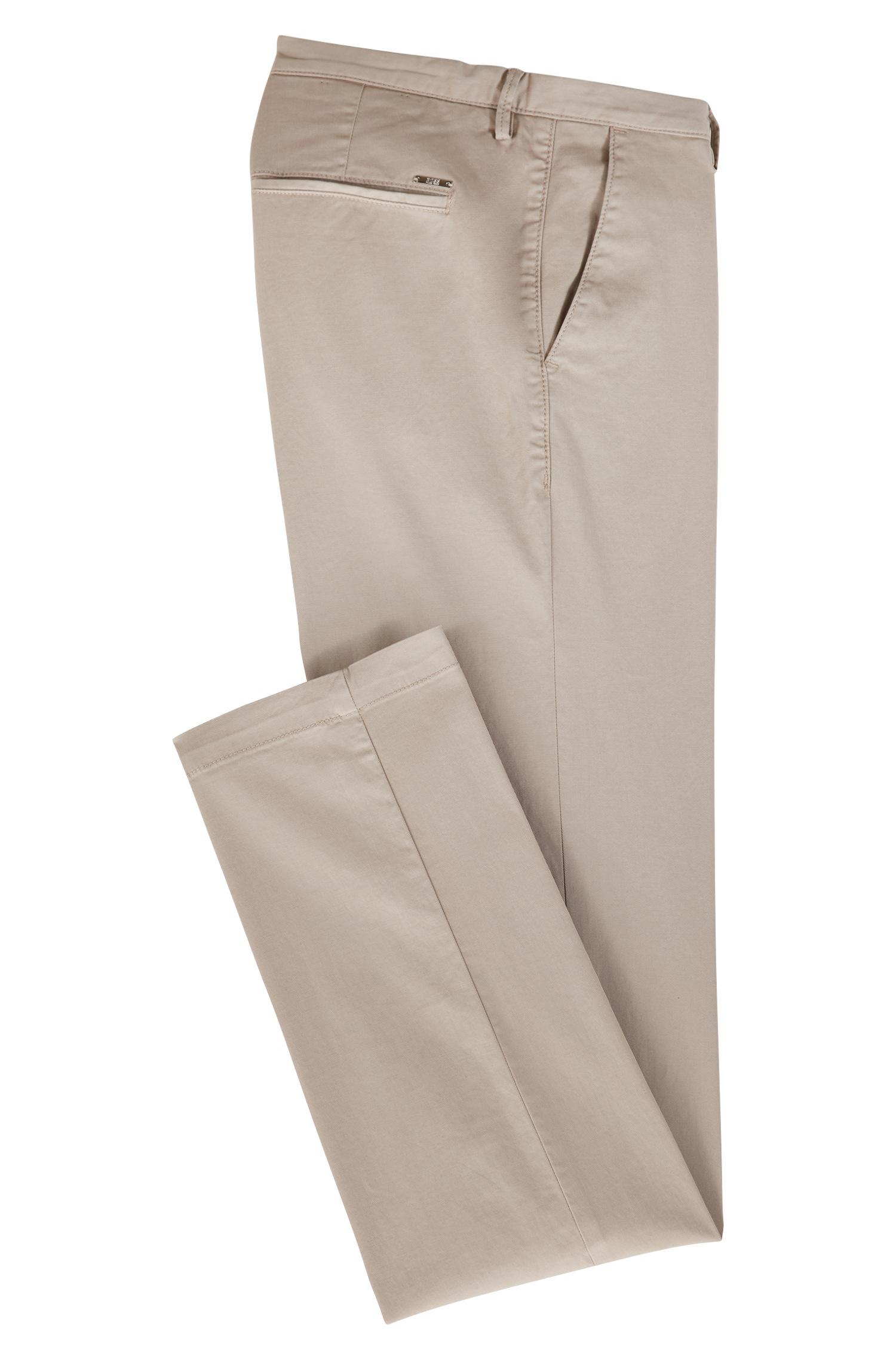 Hugo Boss Green Rice3-D Slim Fit Stretch Black Chino