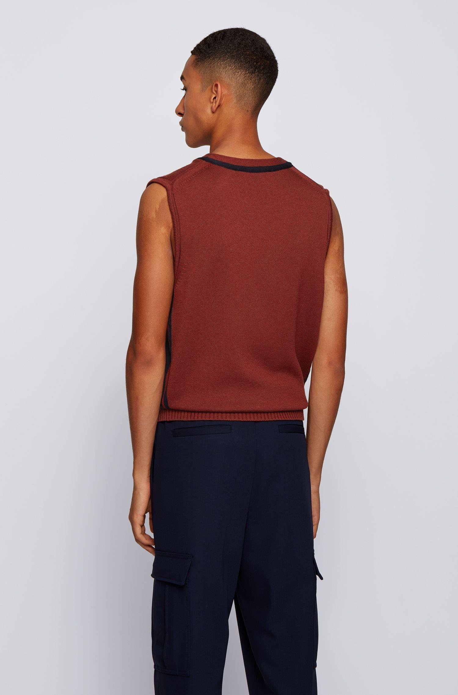 boss sleeveless jumper