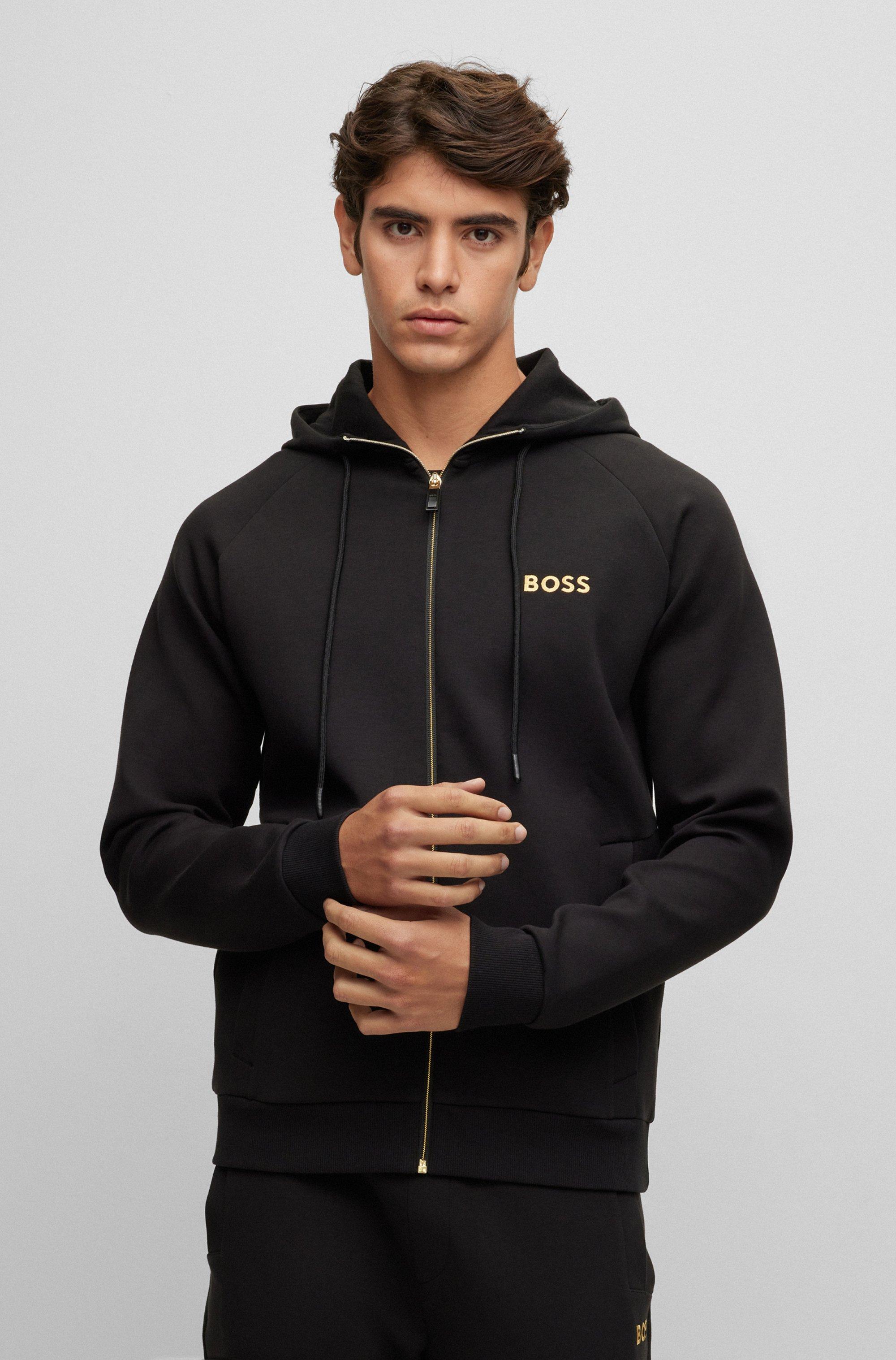 Hugo boss saggy on sale hoodie black