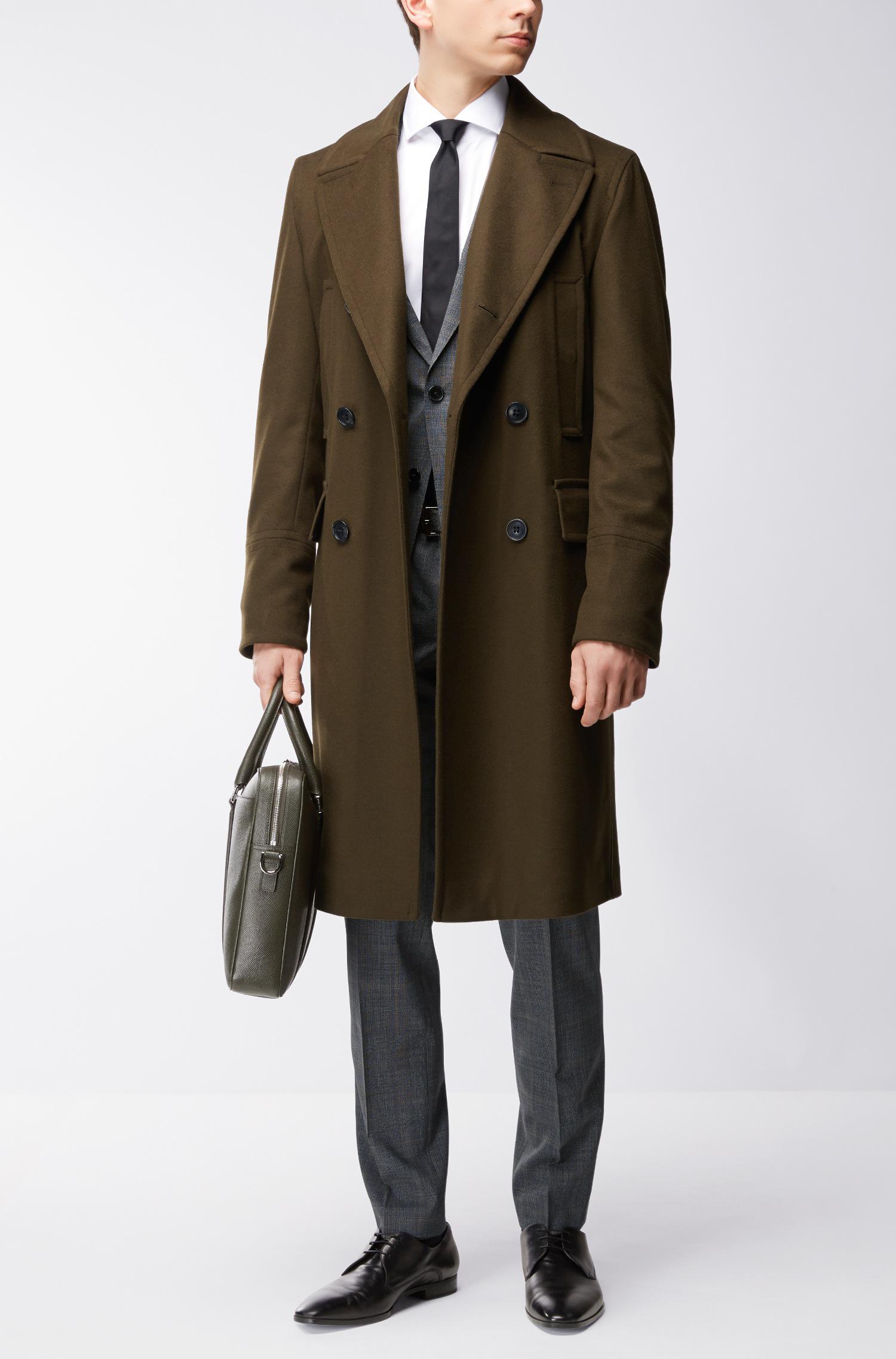 hugo boss double breasted coat