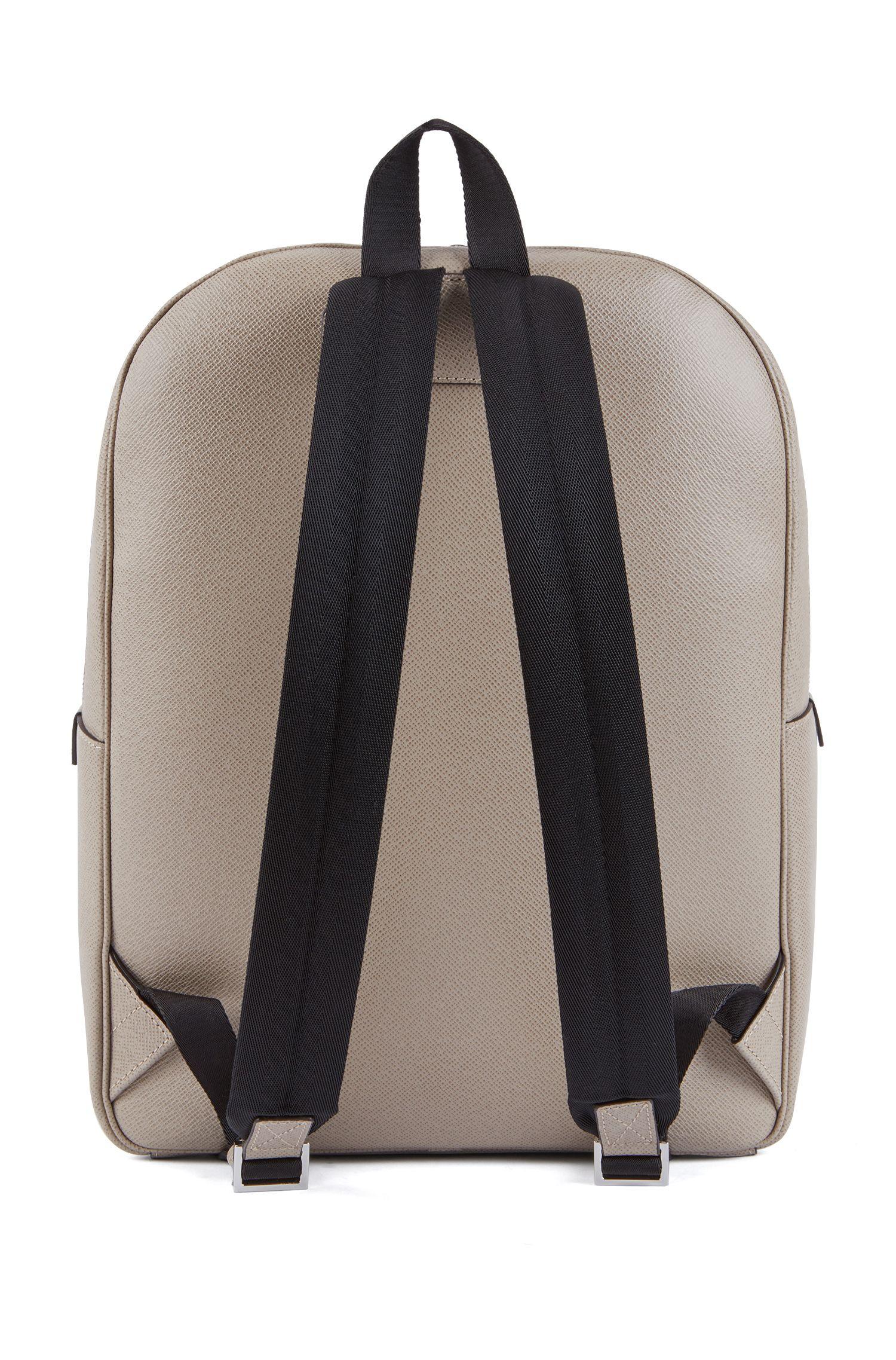 BOSS Signature Collection Backpack In Printed Italian Calf Leather in