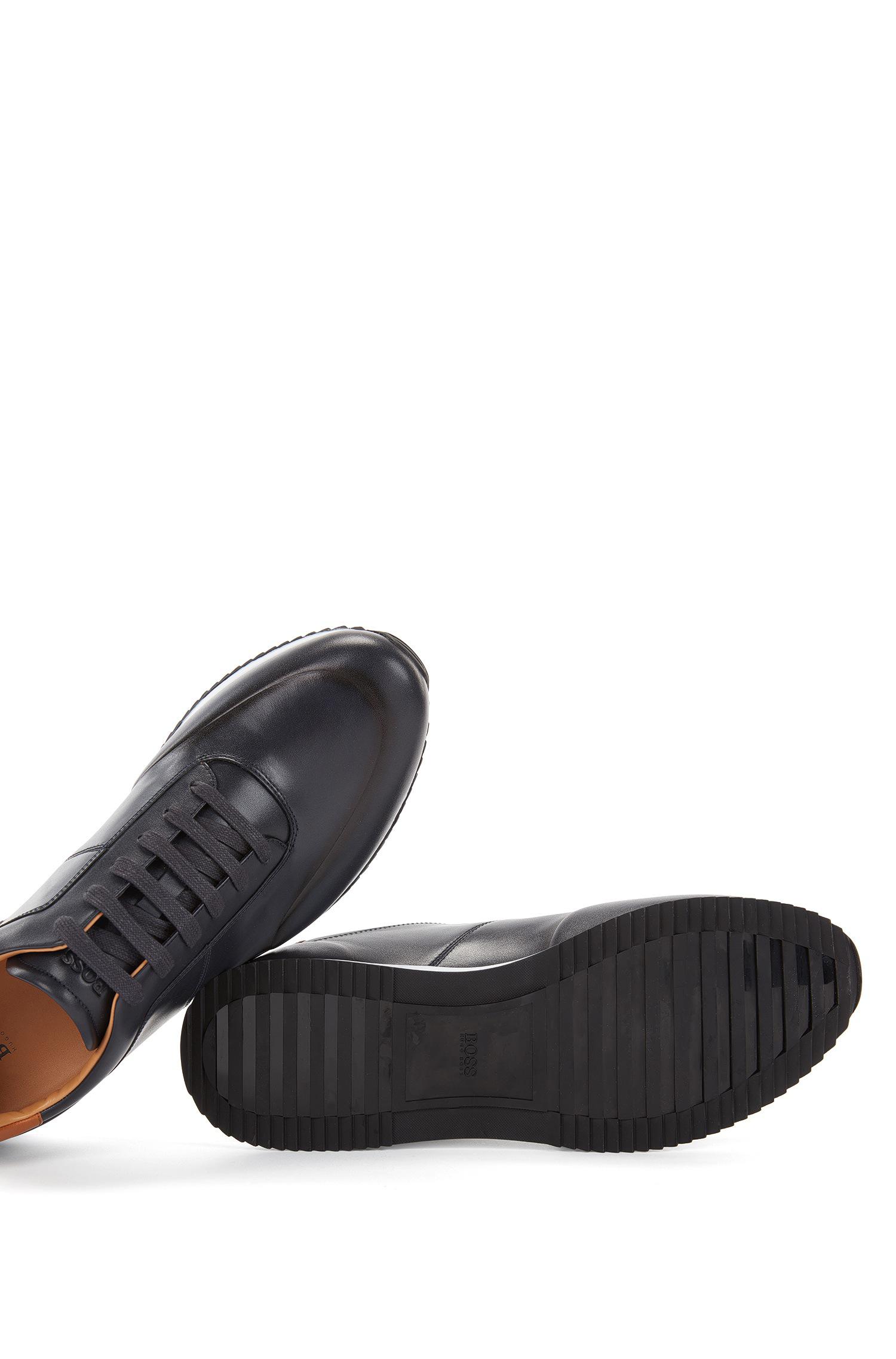 hugo boss legacy leather sneakers