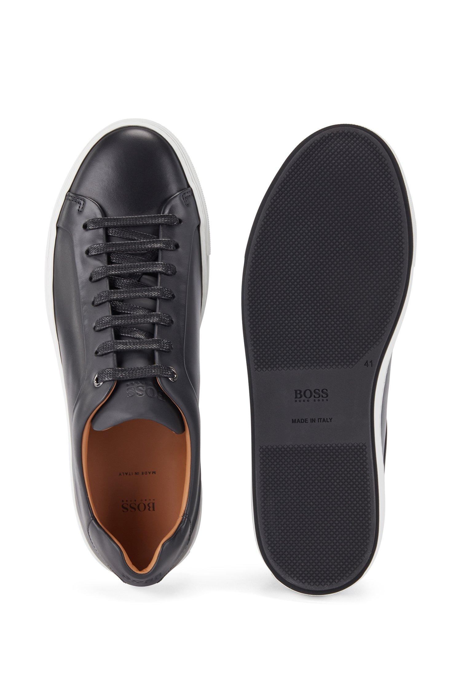 hugo boss trainers leather