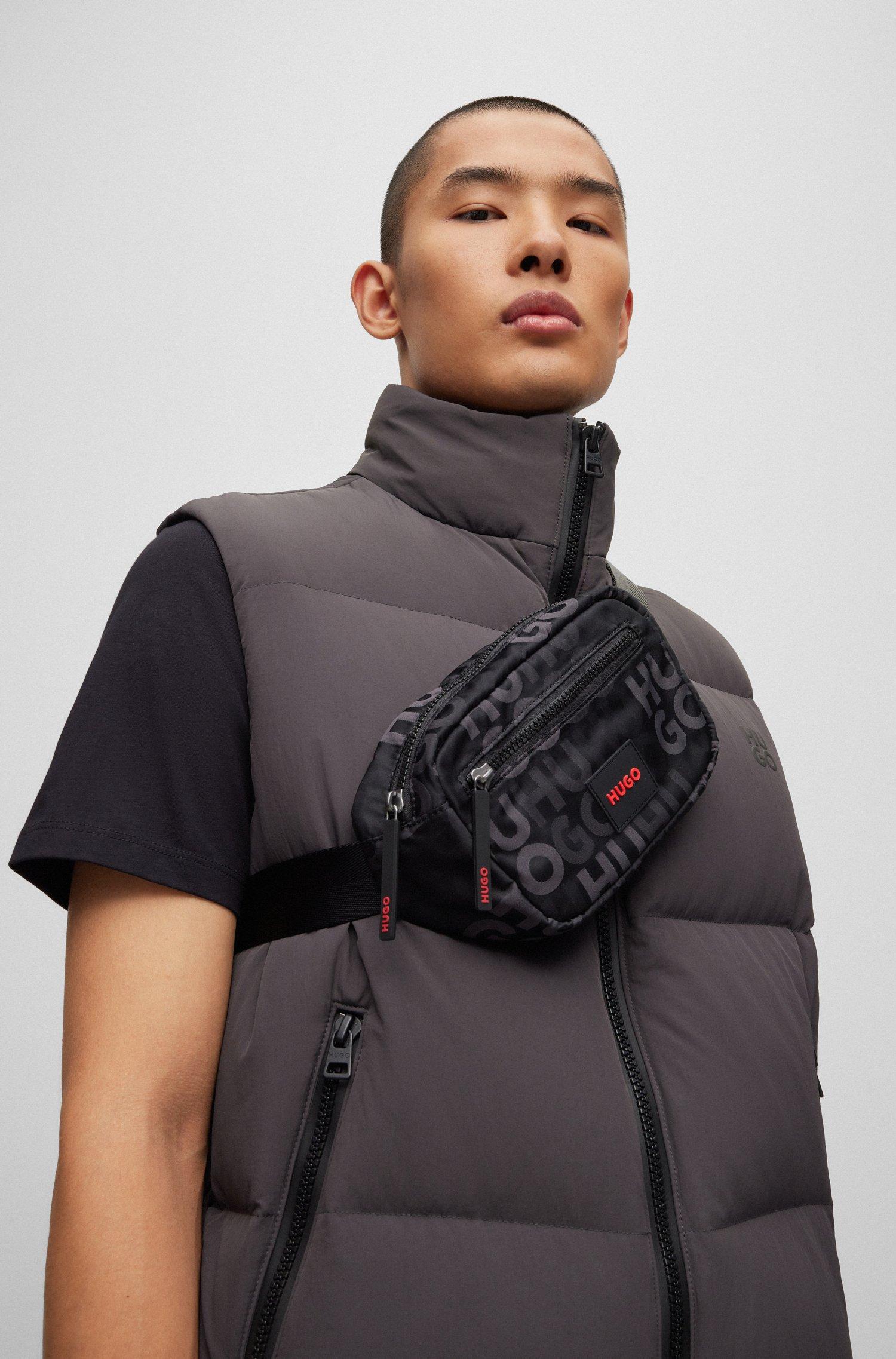 【 HUGO BOSS 】ETHON CROSSB UNISEX ☆ ロゴショルダーバッグ ☆関税込☆【HUGO】レポーターバッグ リピートロゴモチーフ