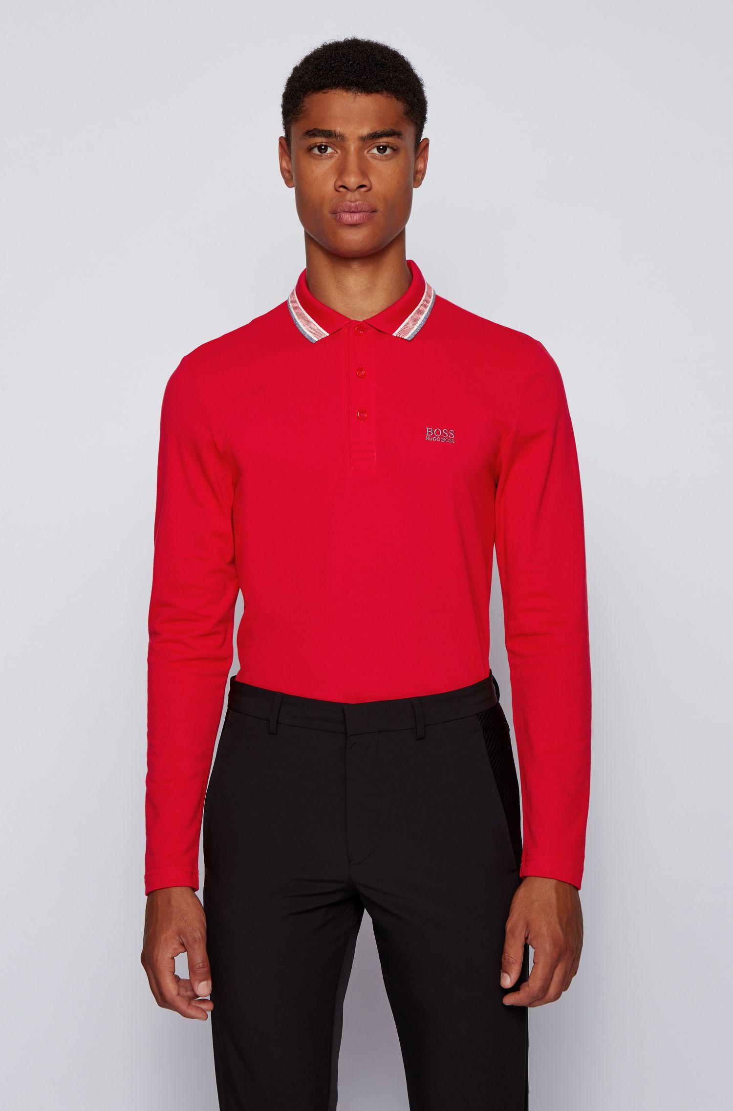 BOSS by Hugo Boss Regular Fit Polo In Piqué Cotton in Red for Men - Lyst