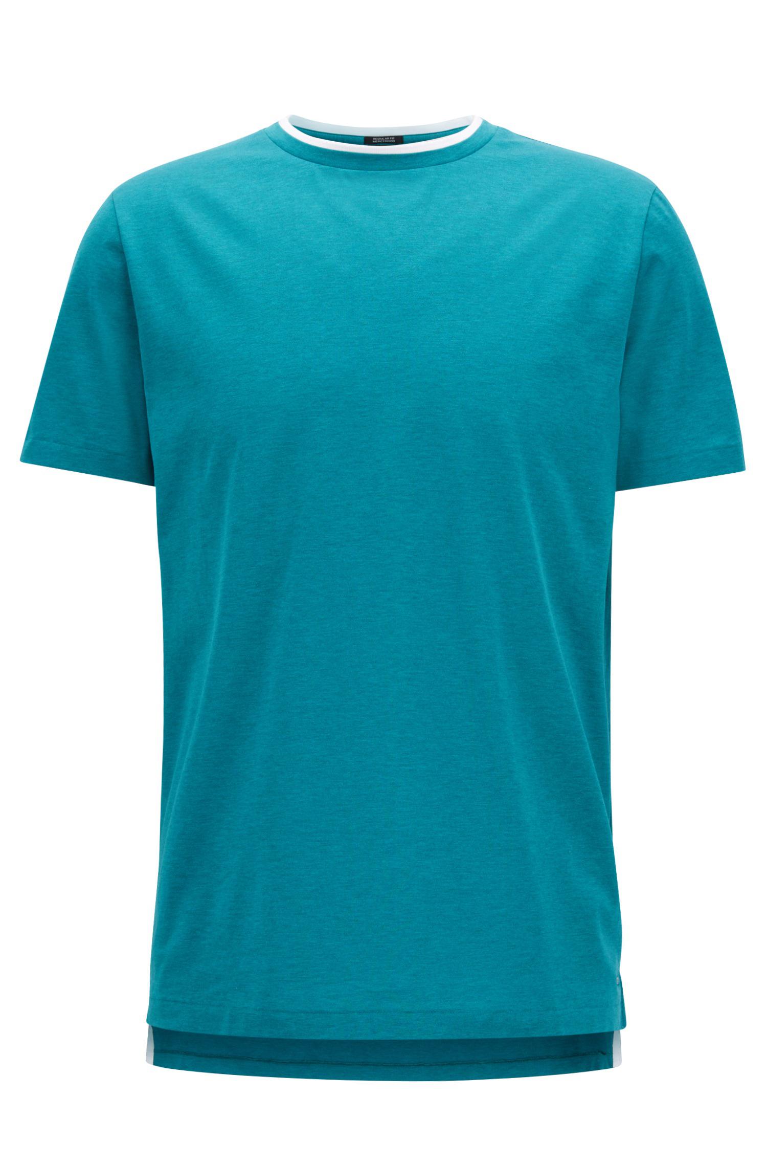 Download BOSS Double-collar T-shirt In Mercerized Single-jersey ...