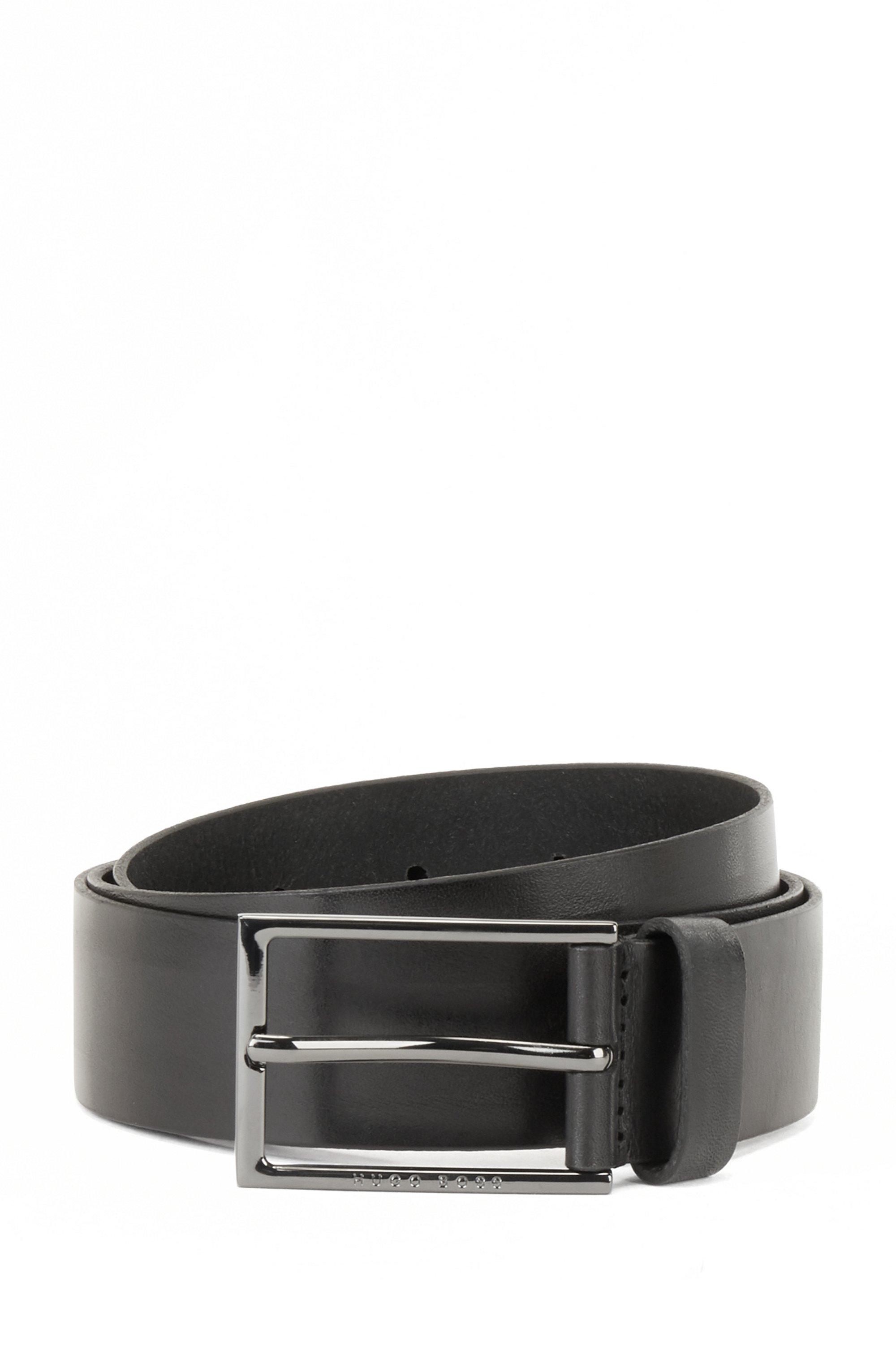 BOSS by HUGO BOSS Italian made Belt In Vegetable tanned Leather
