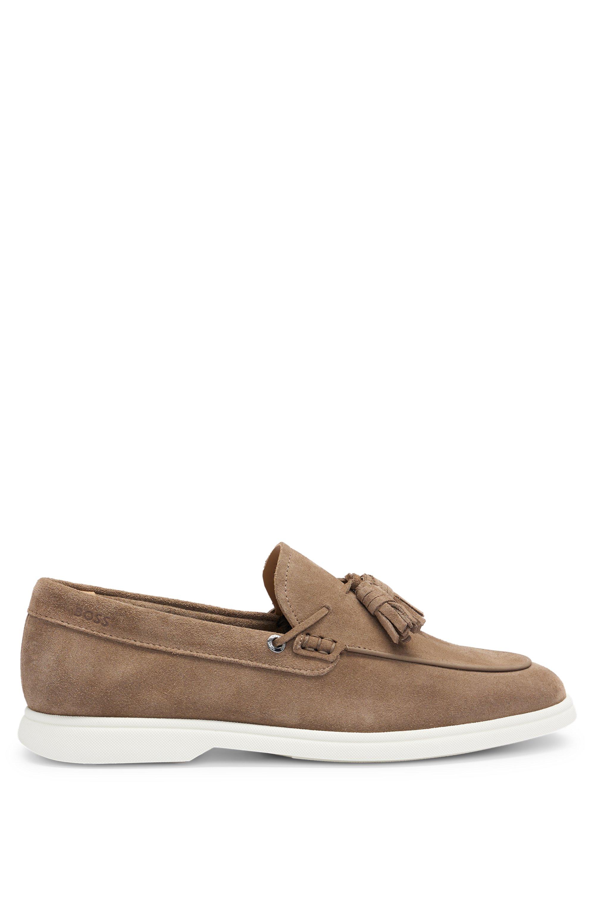 boss-Beige-Suede-Slip-on- 