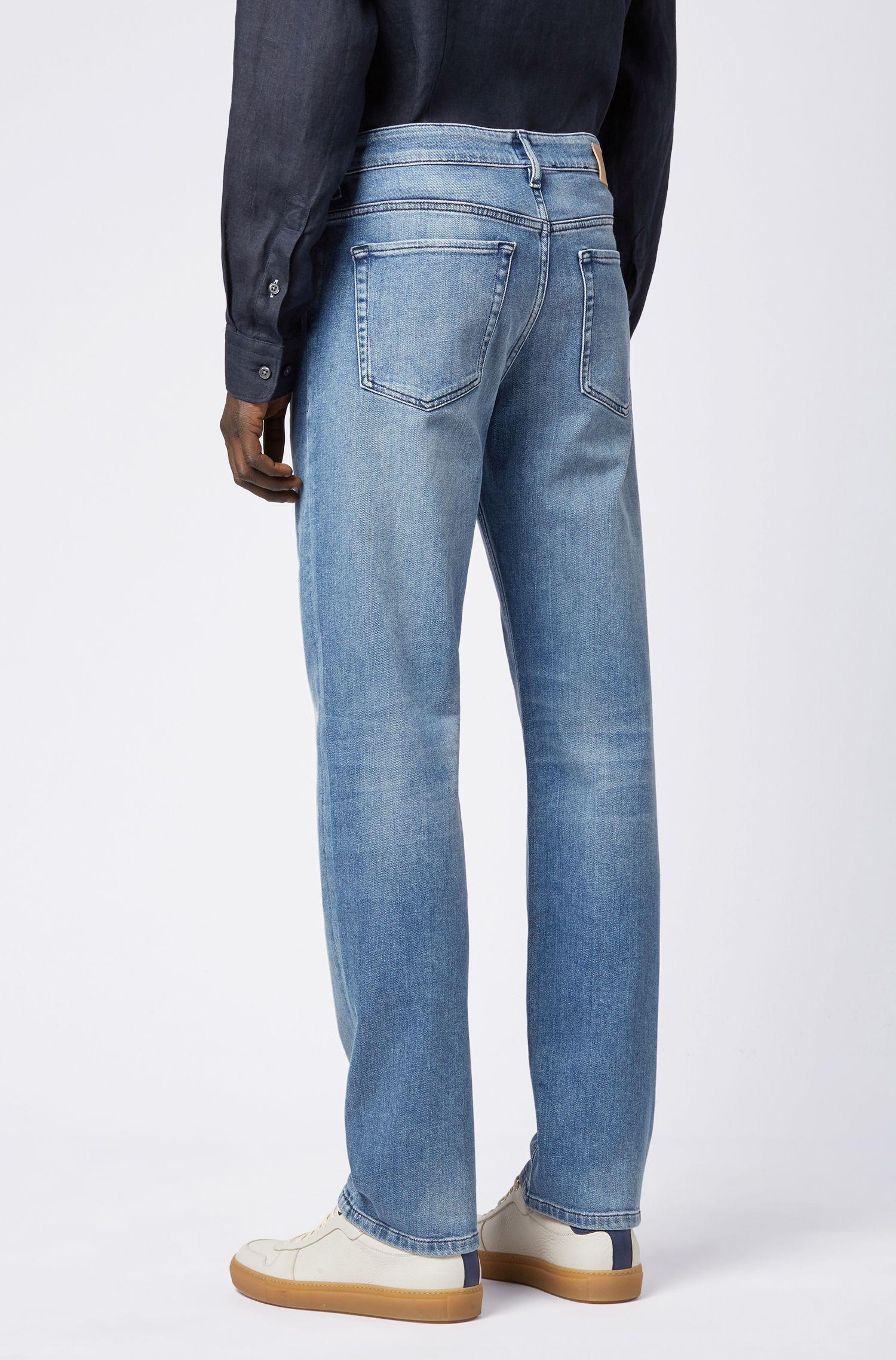 BOSS Relaxed-fit Jeans In Bright-blue Bci Denim for Men - Lyst