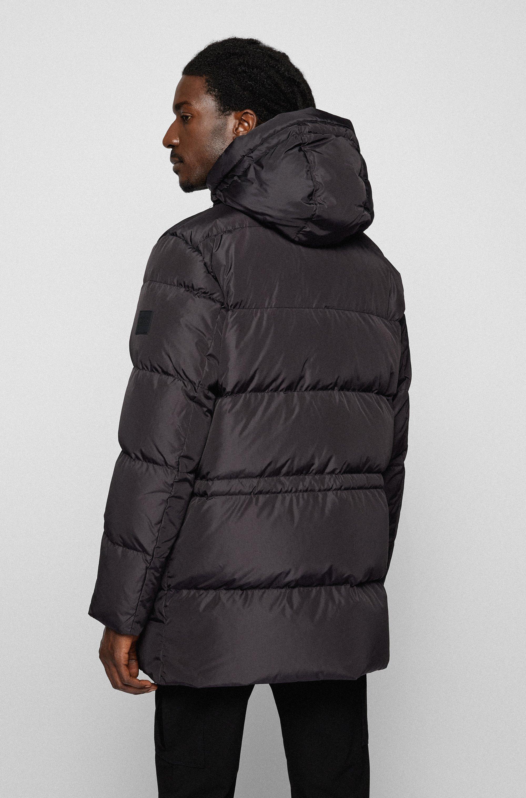 BOSS by HUGO BOSS Down-filled Parka Jacket With Water-repellent Finish in  Black for Men | Lyst