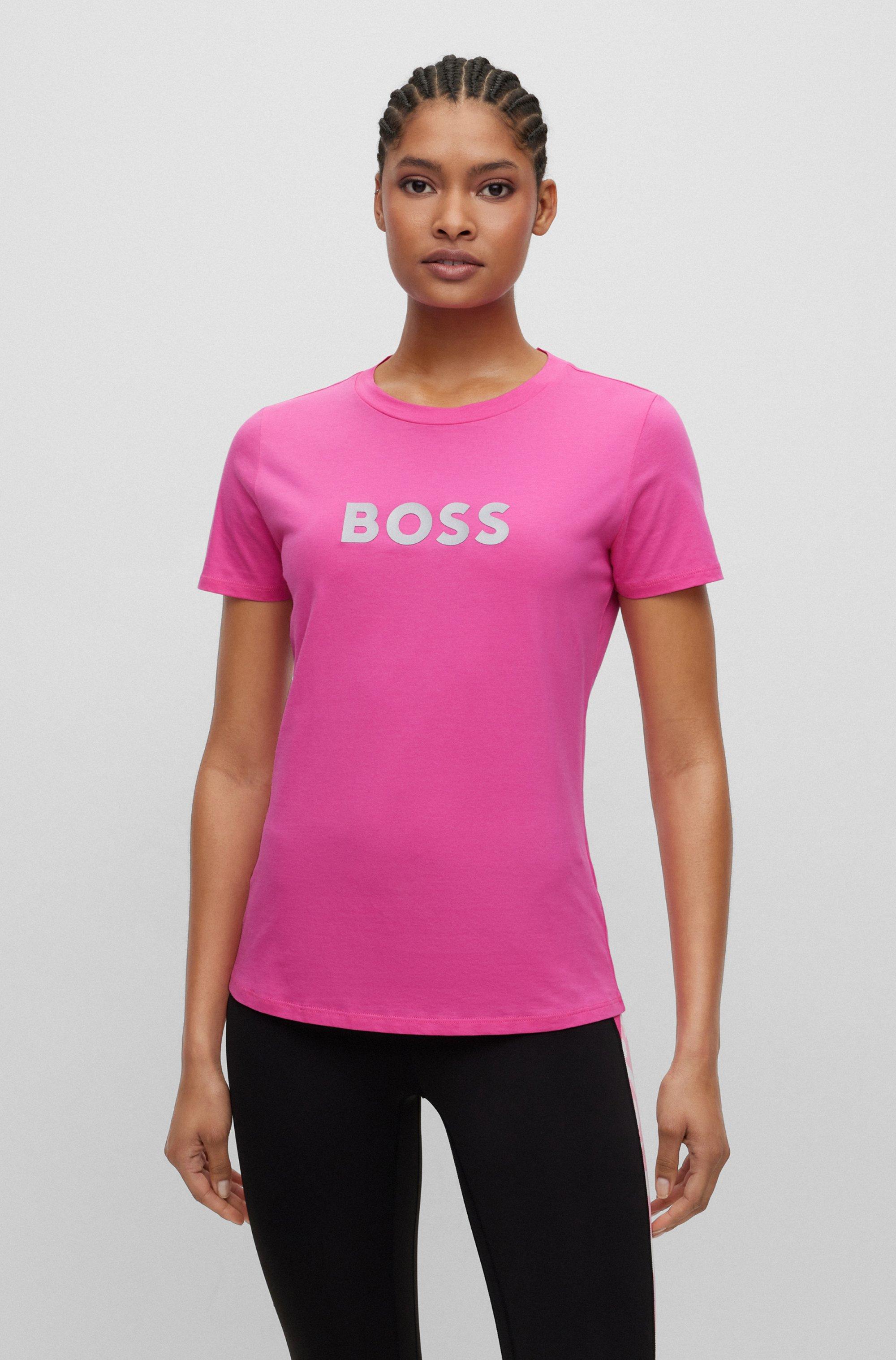 BOSS by HUGO BOSS X Alica Schmidt Organiccotton Tshirt With Logo in