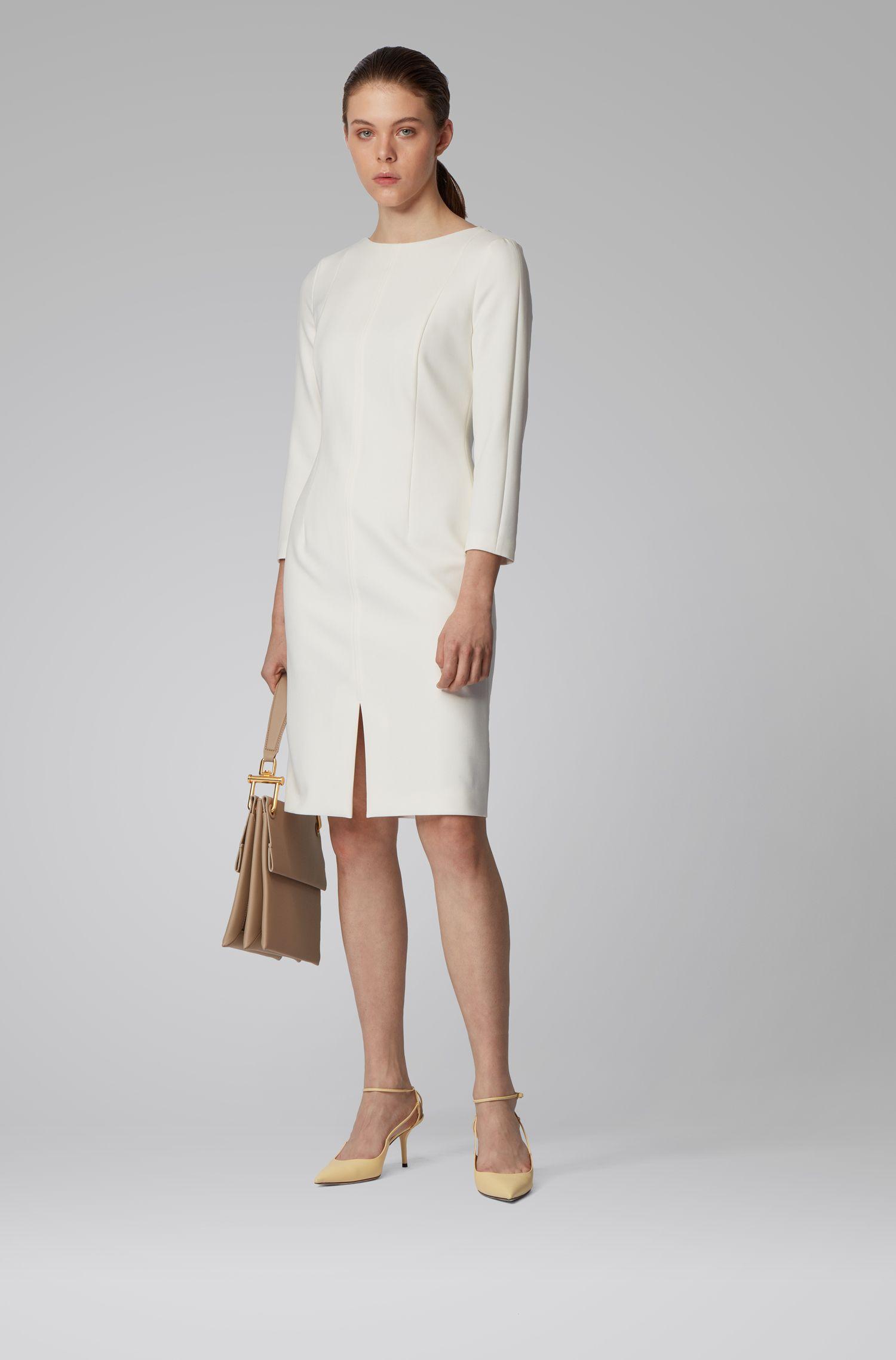 wide neck gown