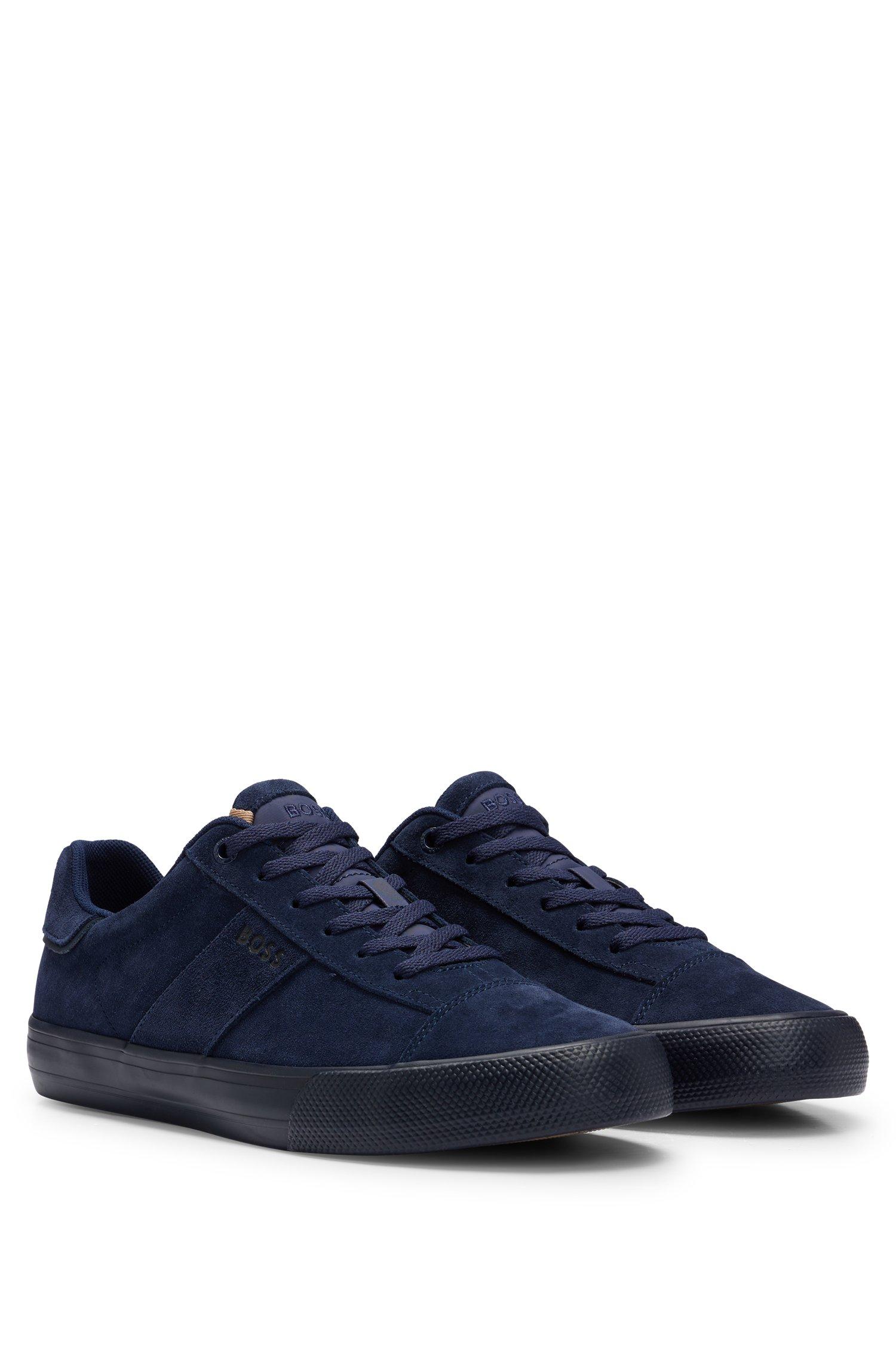 Navy blue hugo boss trainers shop