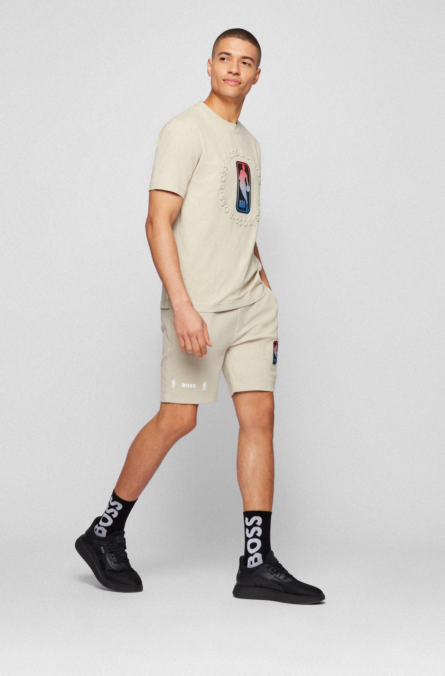 BOSS - BOSS & NBA cotton-blend shorts