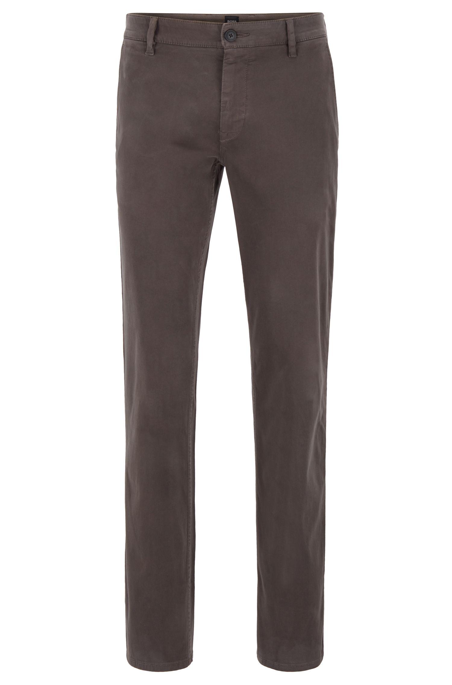 BOSS by Hugo Boss Regular Fit Casual Chinos In Brushed Stretch Cotton ...