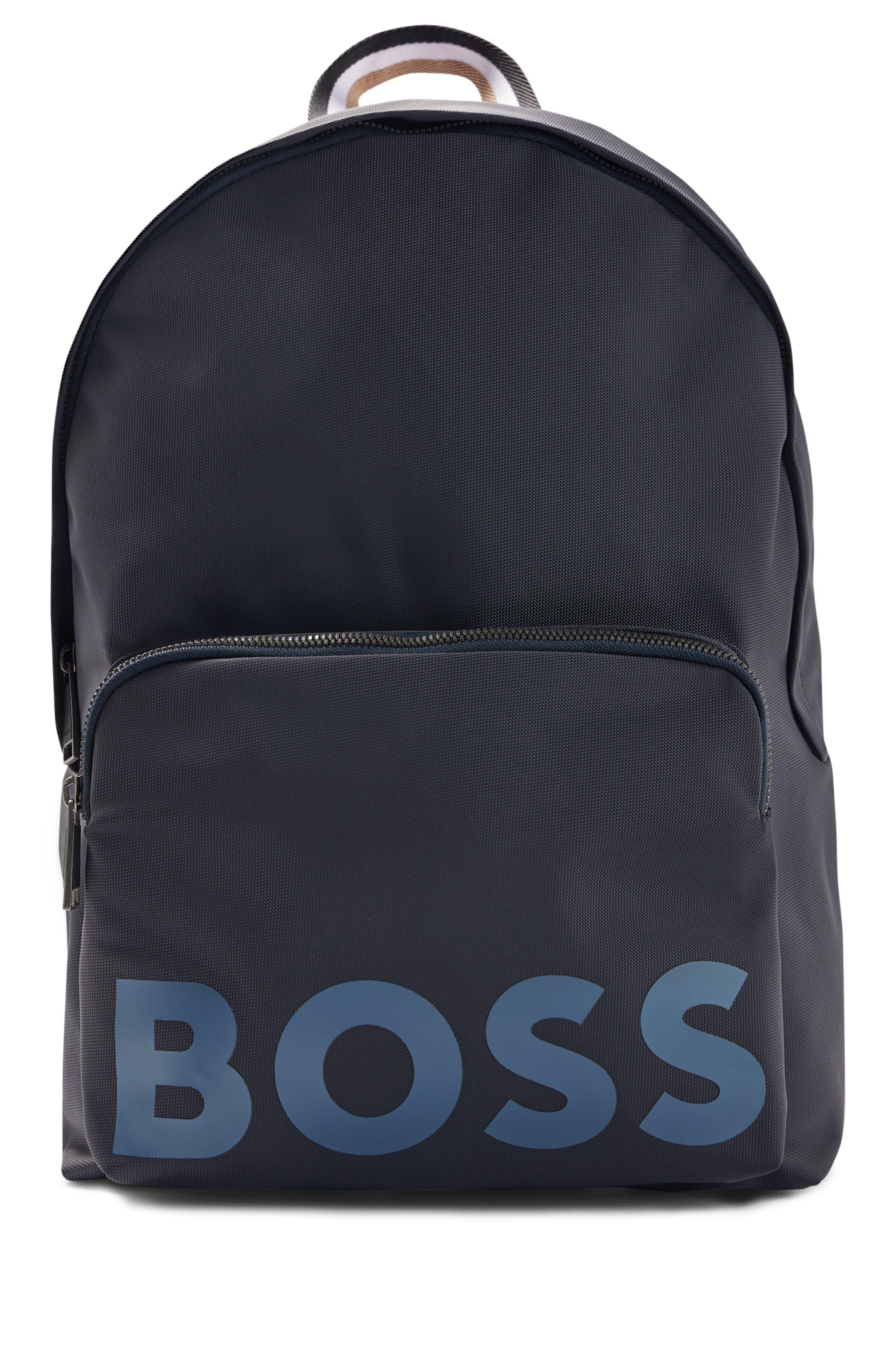 BOSS by HUGO BOSS Recycled-material Backpack With Signature-stripe ...