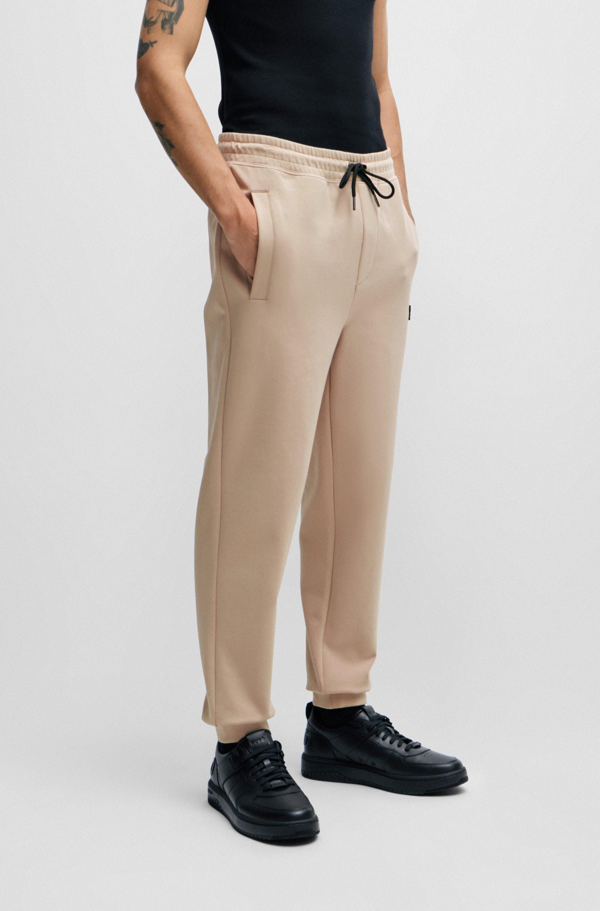 BOSS by HUGO BOSS Stretch cotton Tracksuit Bottoms With Stacked