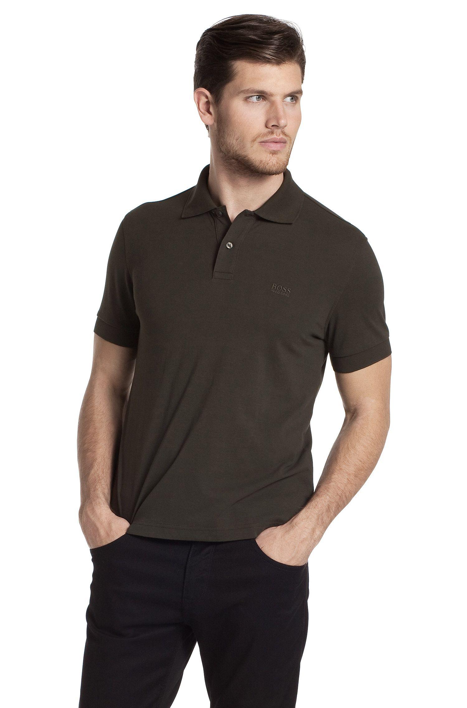 BOSS by HUGO BOSS Cotton Polo Shirt 'firenze/logo Modern Essential' in  Black for Men - Lyst