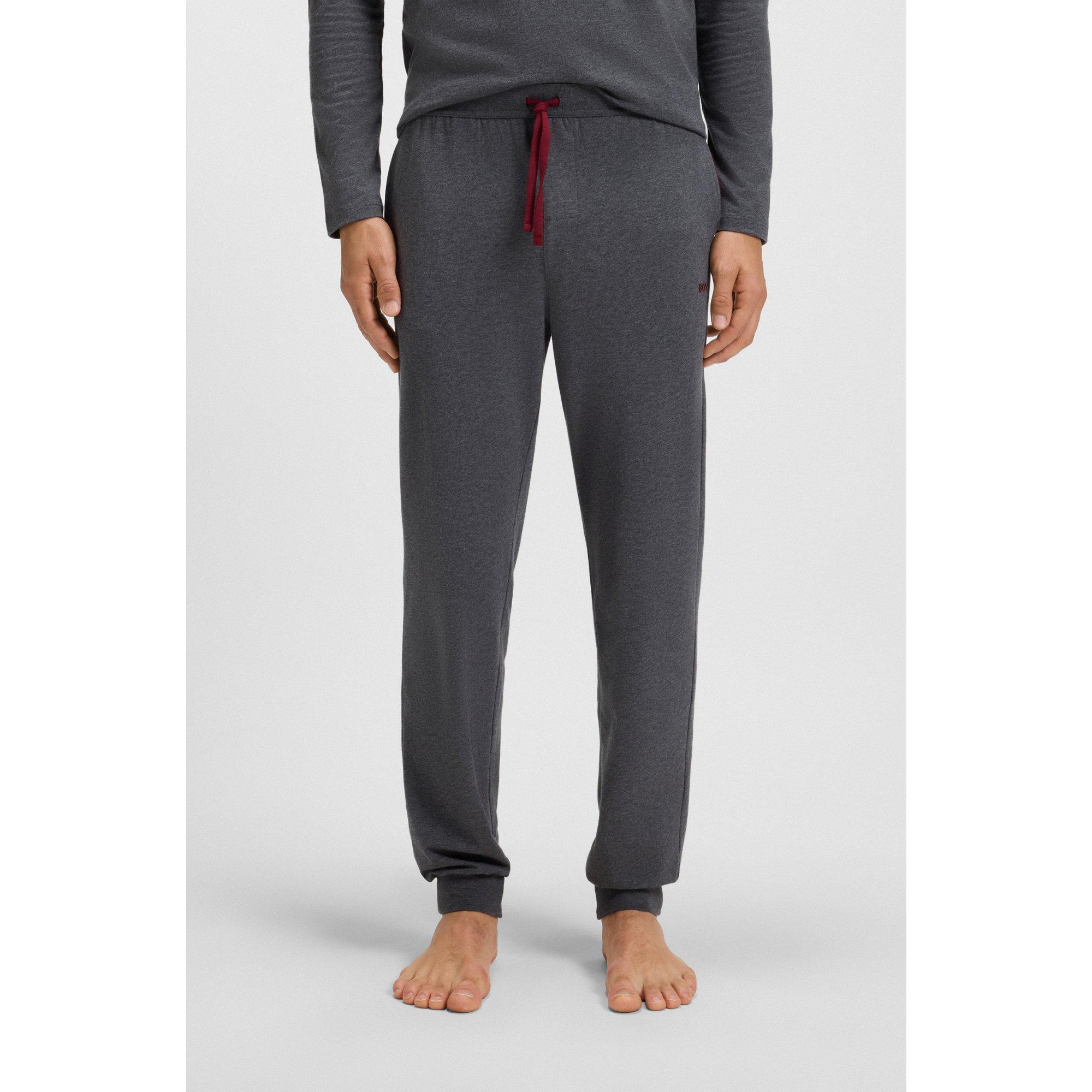 Mens Tracksuits Grey And Red Hugo Boss Tracksuit BOSS Tracksuits