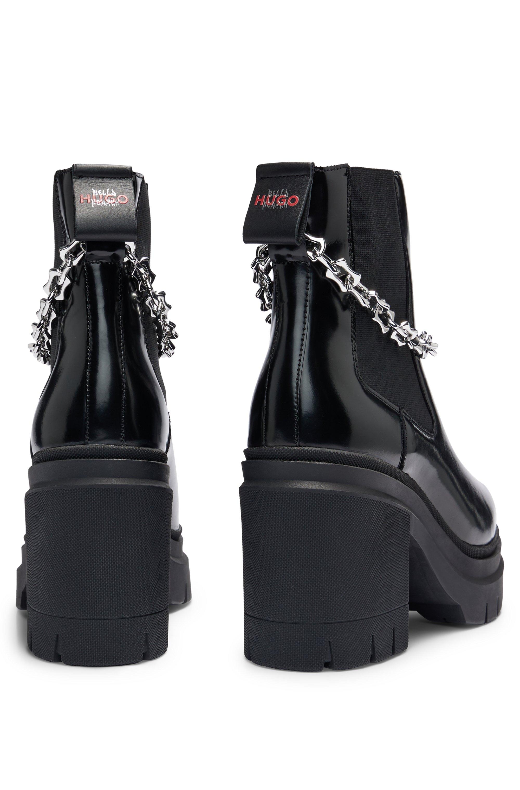 Hugo Boss Womens Chelsea Boots Hugo Boss Boots Womens