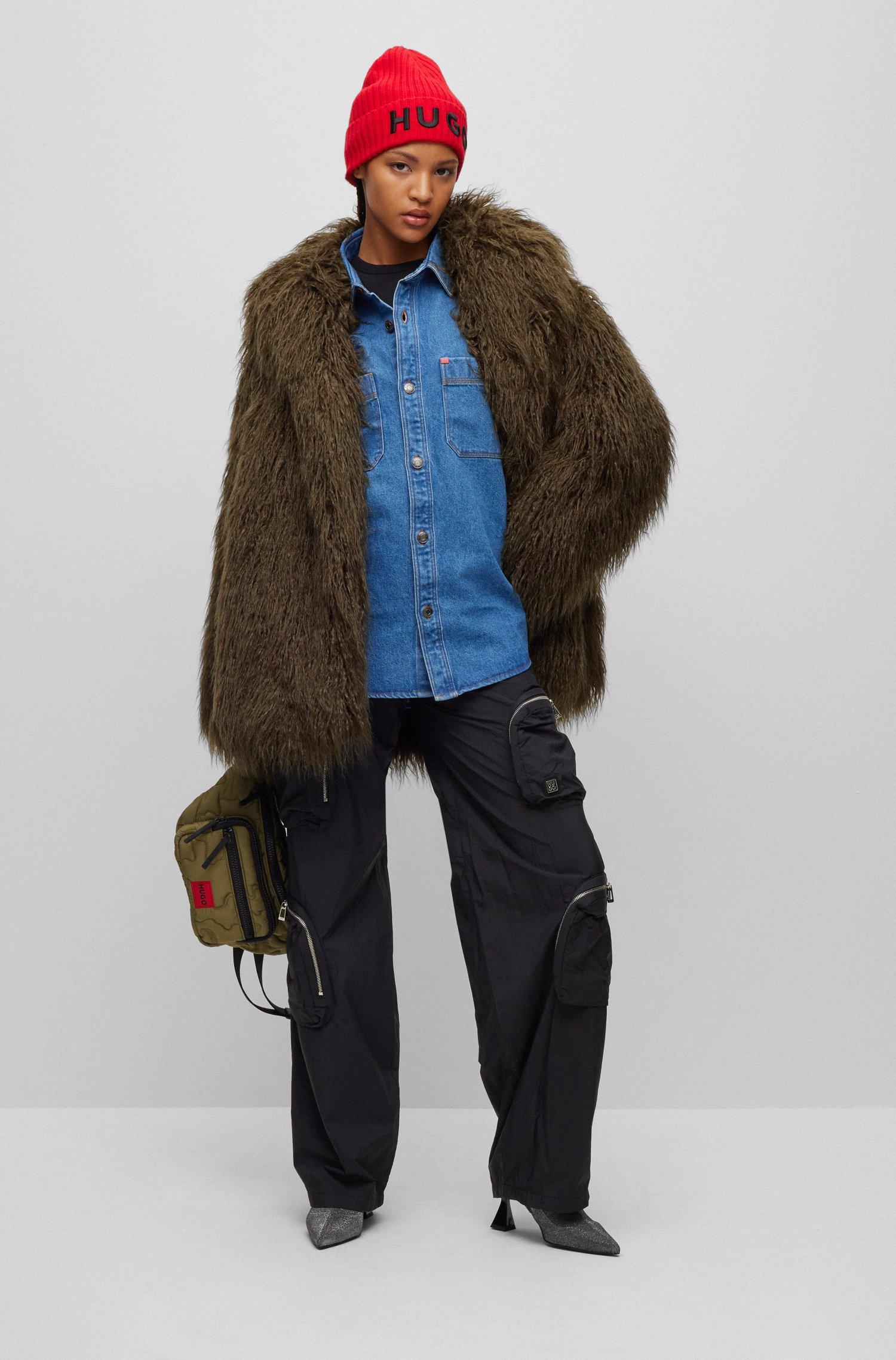 Boss fur coat deals