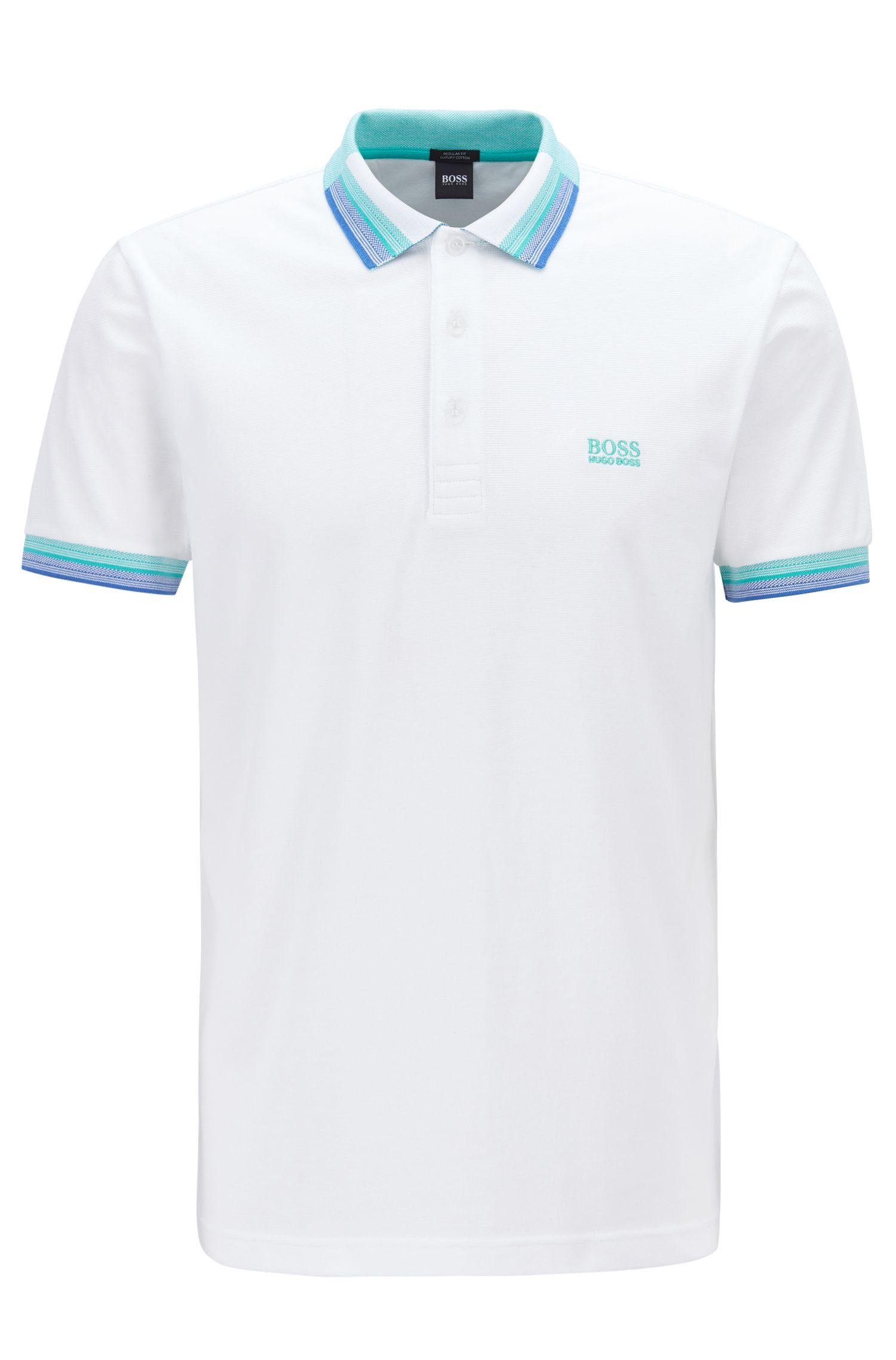 boss white polo shirt