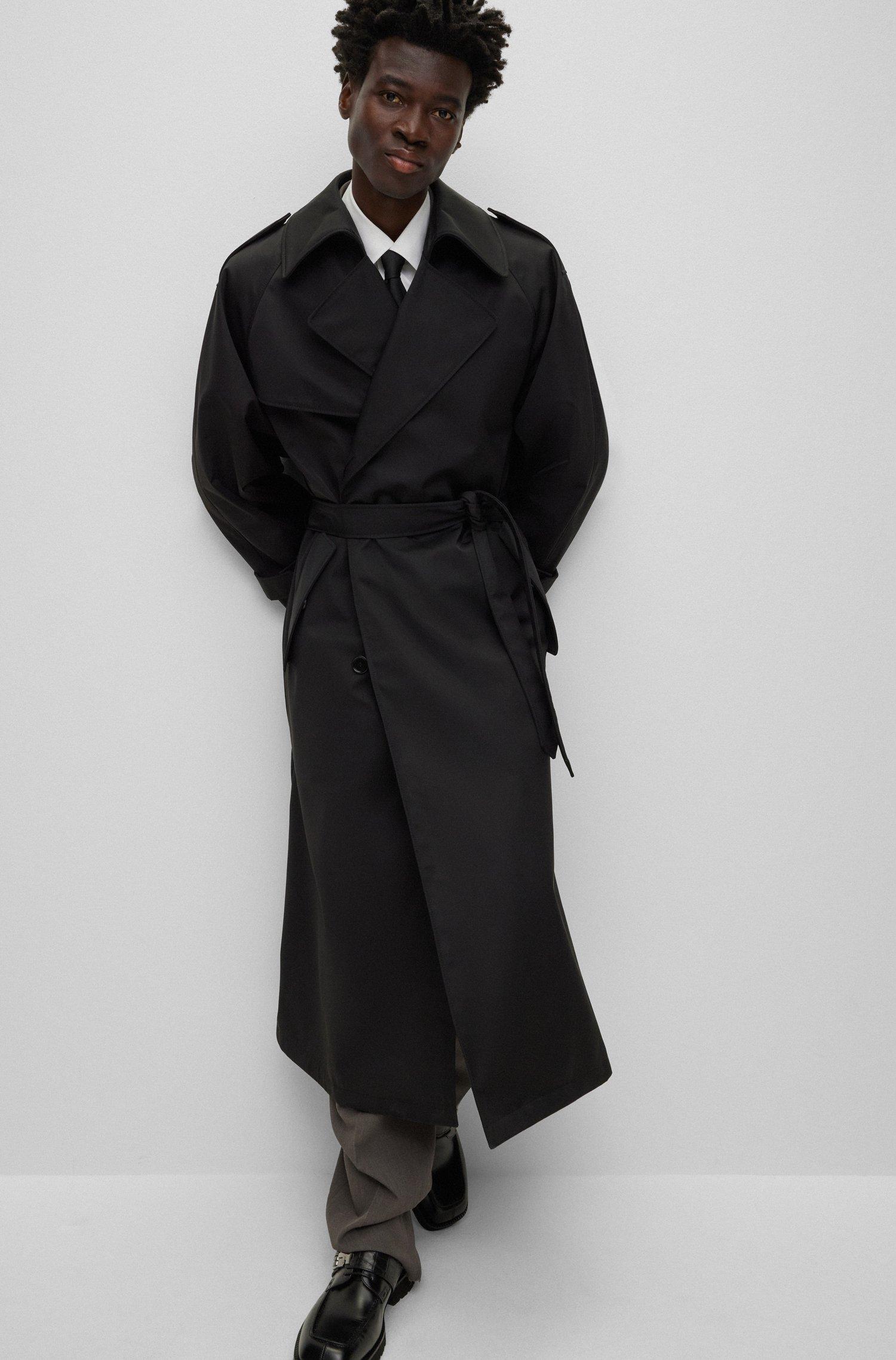 Hugo boss trench best sale