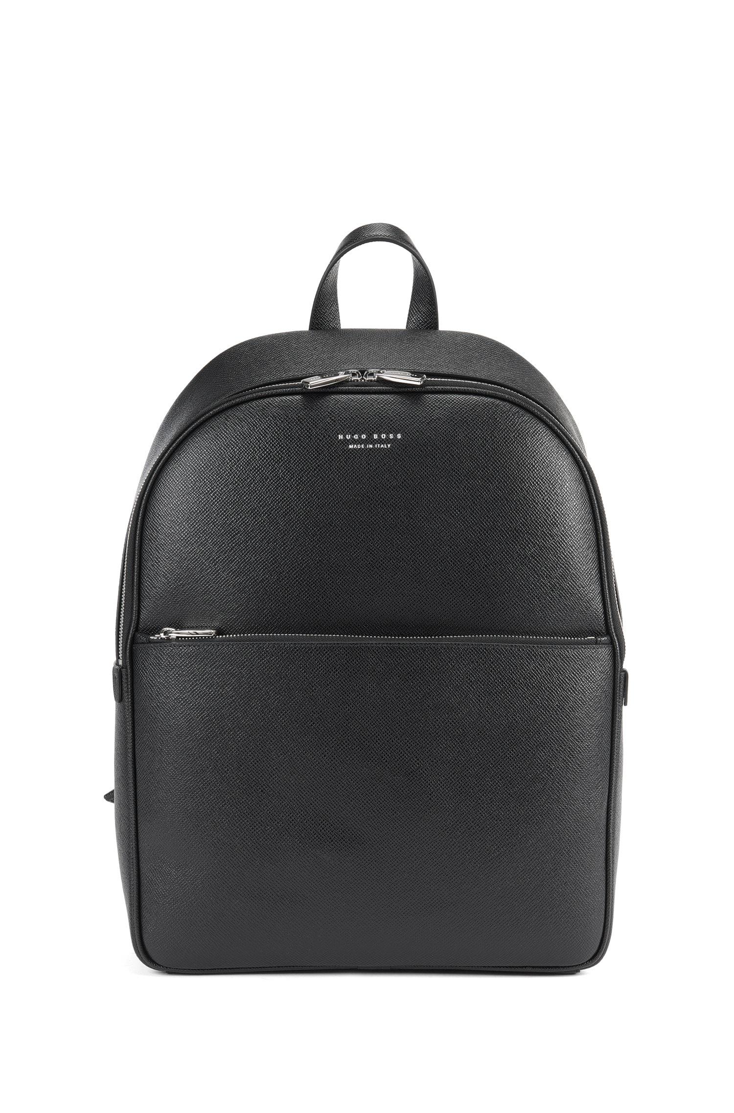 Boss on sale leather backpack