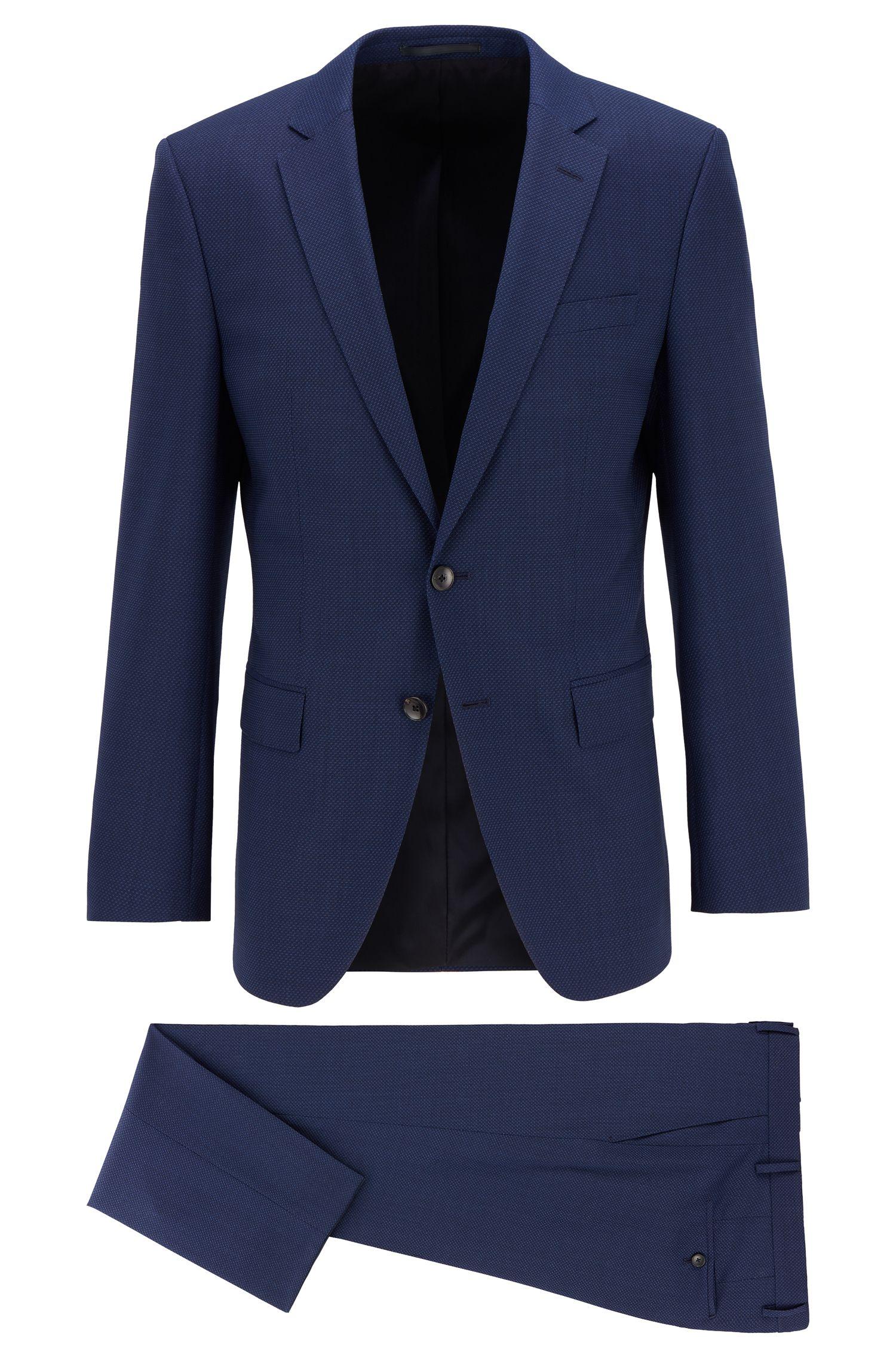 BOSS by Hugo Boss Slim Fit Suit In Virgin Wool With Natural Stretch in