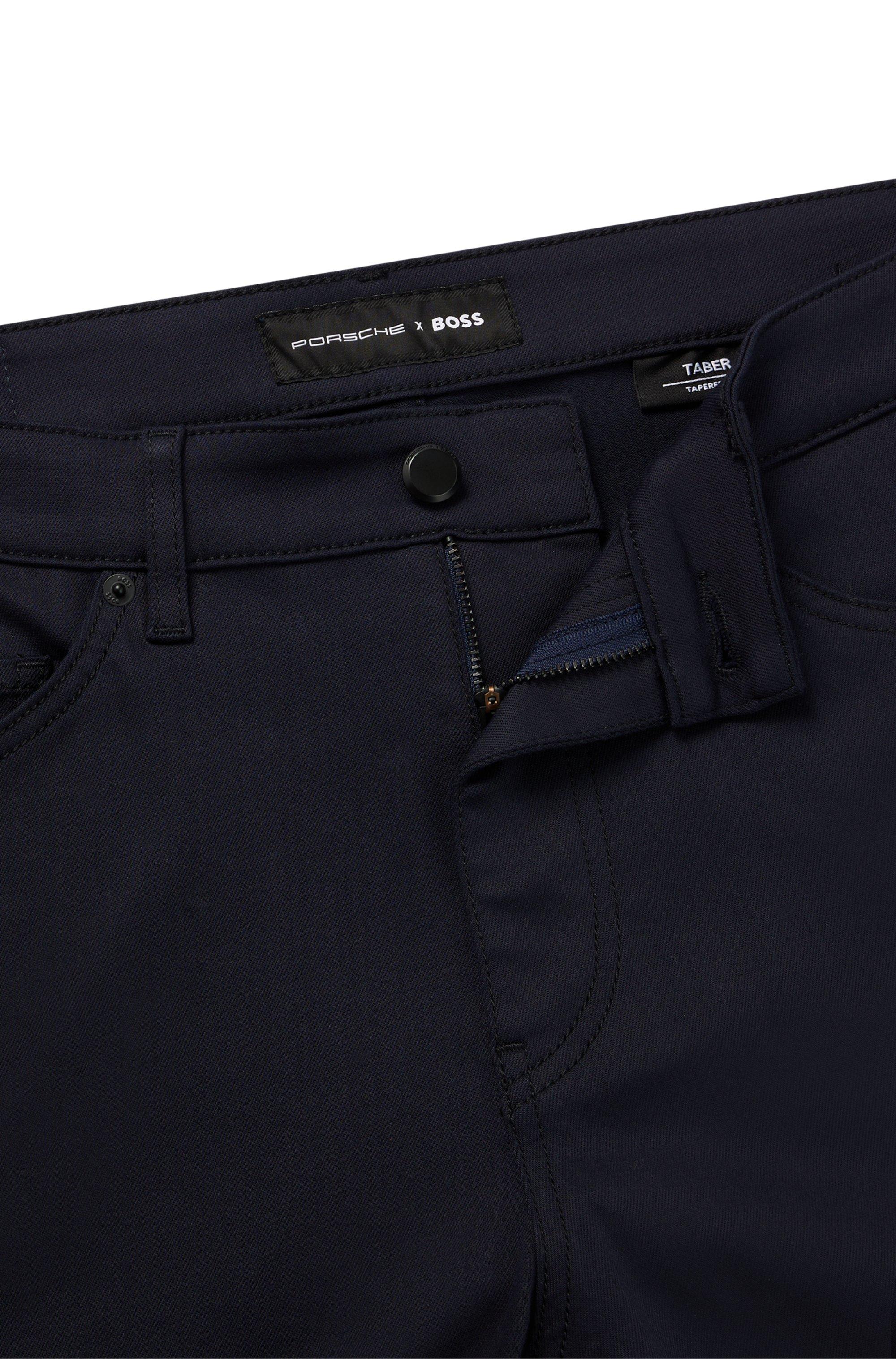 BOSS Porsche X Tapered-fit Jeans In Blue Denim for Men | Lyst