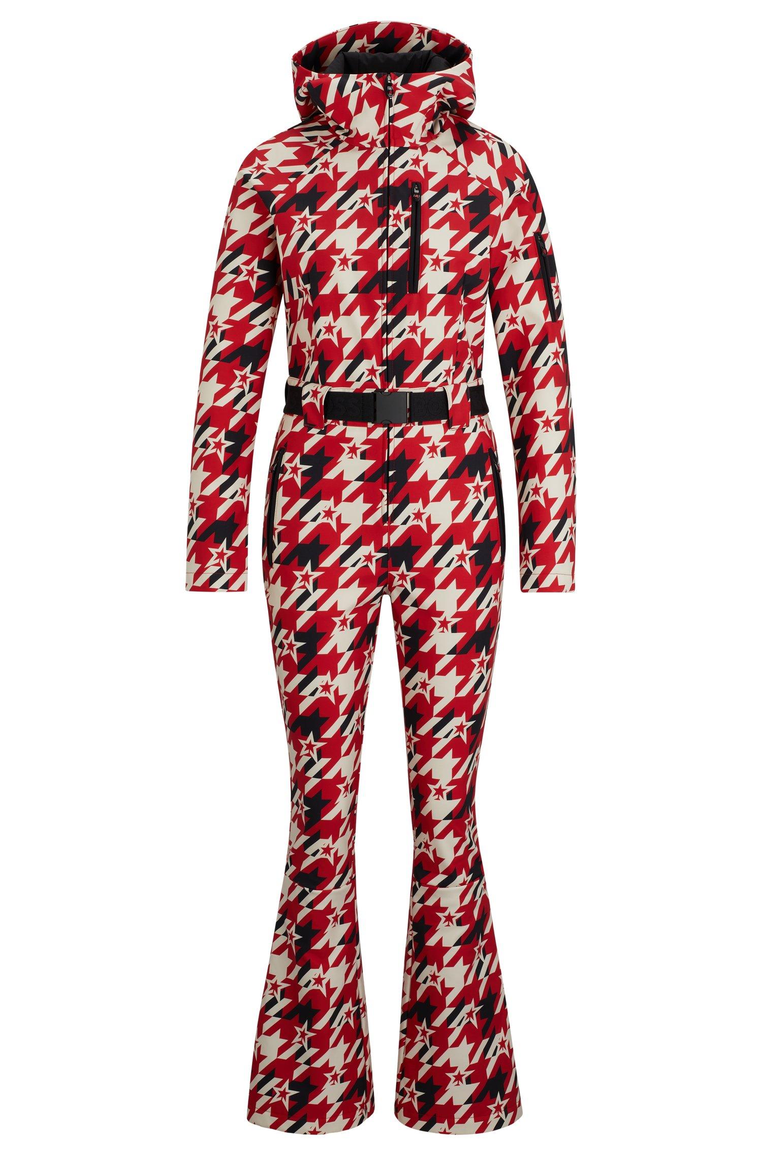 BOSS X Perfect Moment Hooded Ski Suit in Red | Lyst Canada