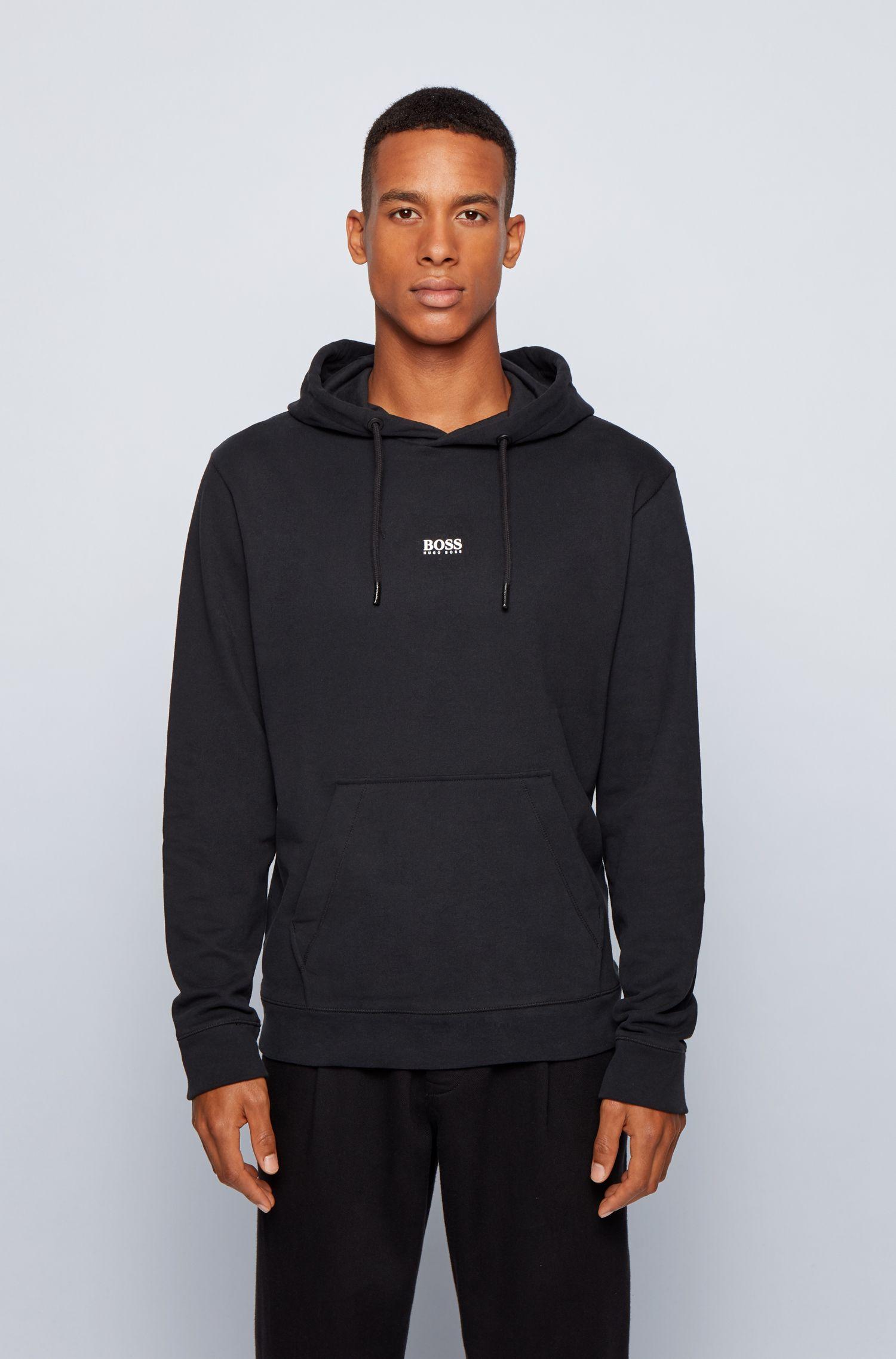 BOSS by Hugo Boss Synthetic Relaxed Fit Hooded Sweatshirt In French ...