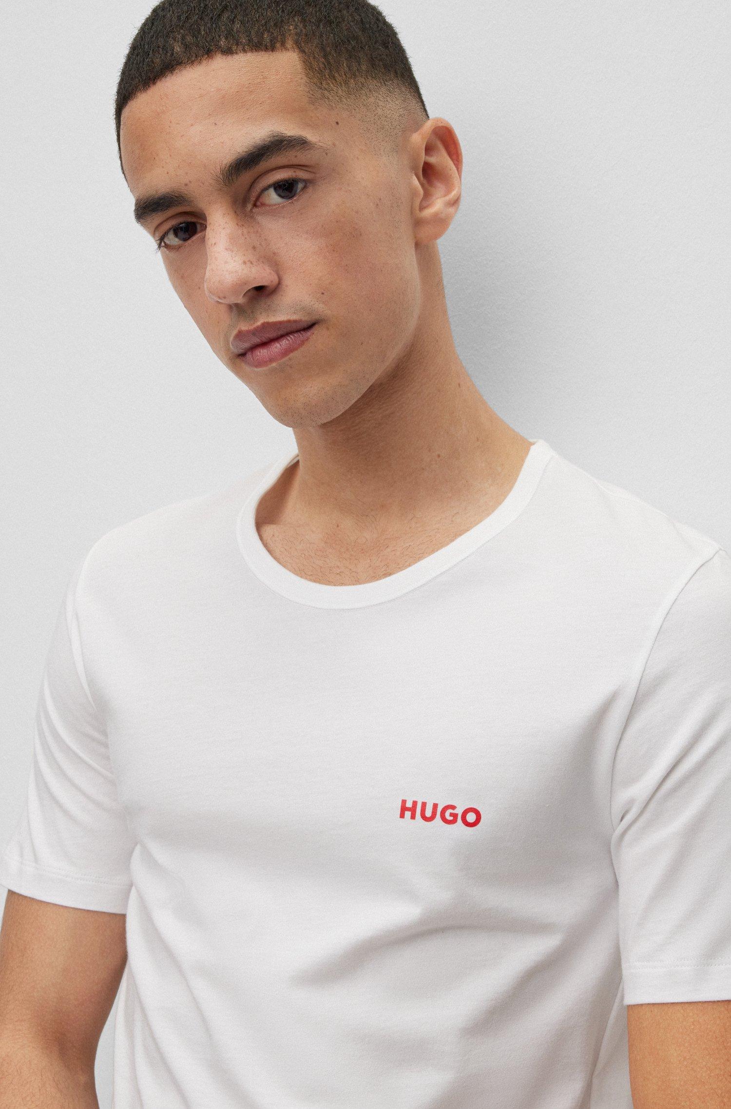 Hugo Boss T Shirts Mens Crew T-Shirt White Mens Suit Warehouse – Mens ...