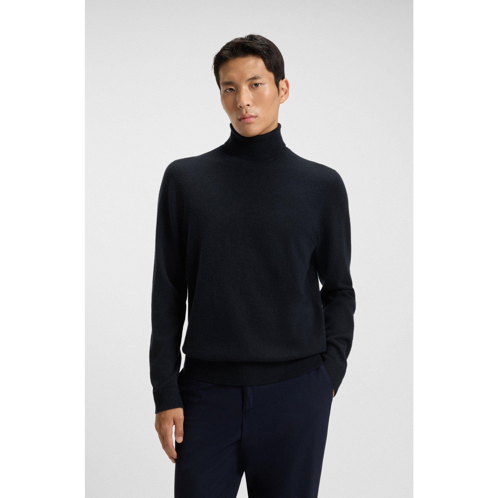 Polo Neck Boss Turtleneck Hugo Boss Silk Mock Neck Sweater BOSS V