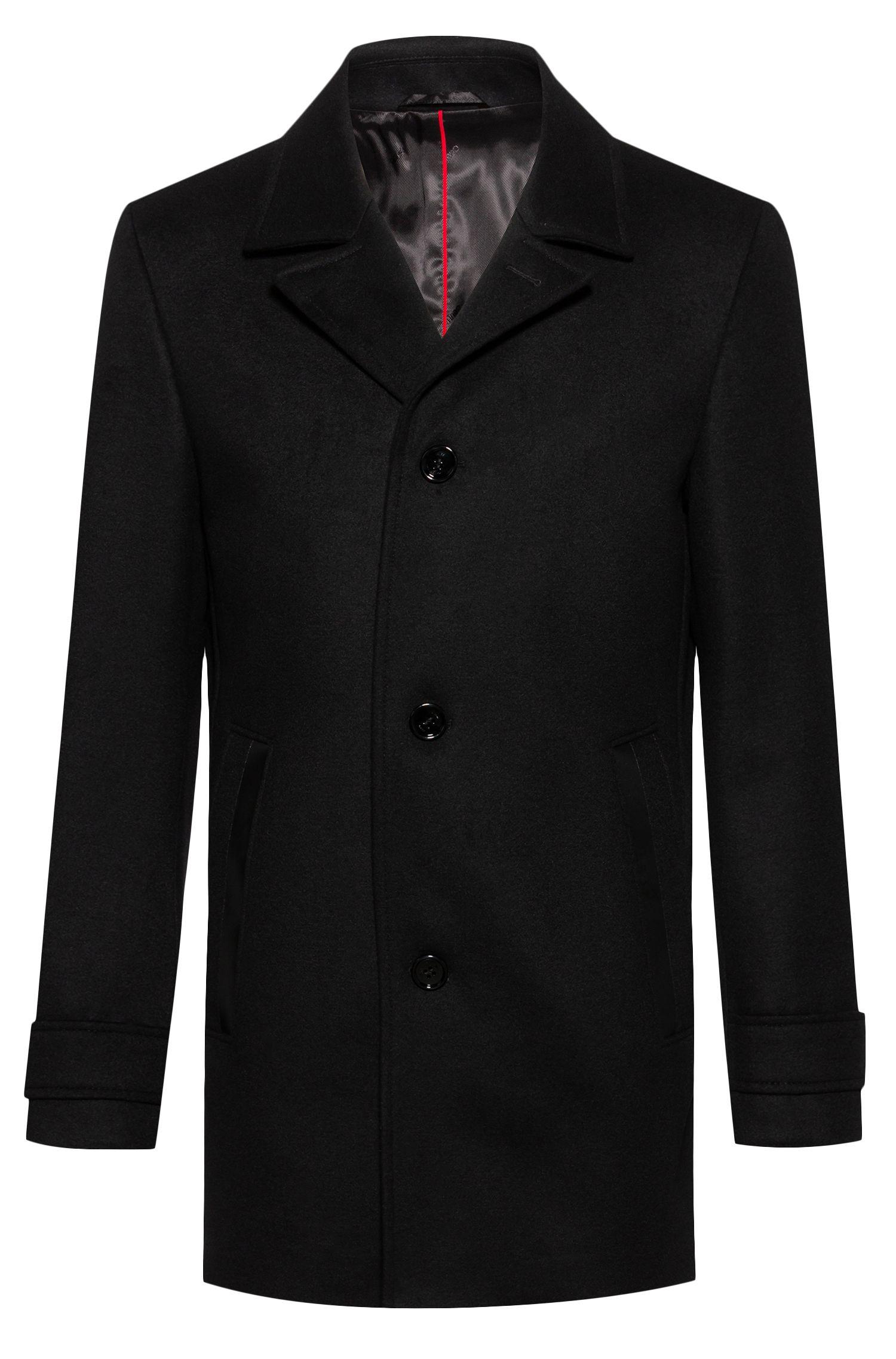 BOSS by Hugo Boss Padded Coat In A Virgin Wool Blend With Cashmere in ...